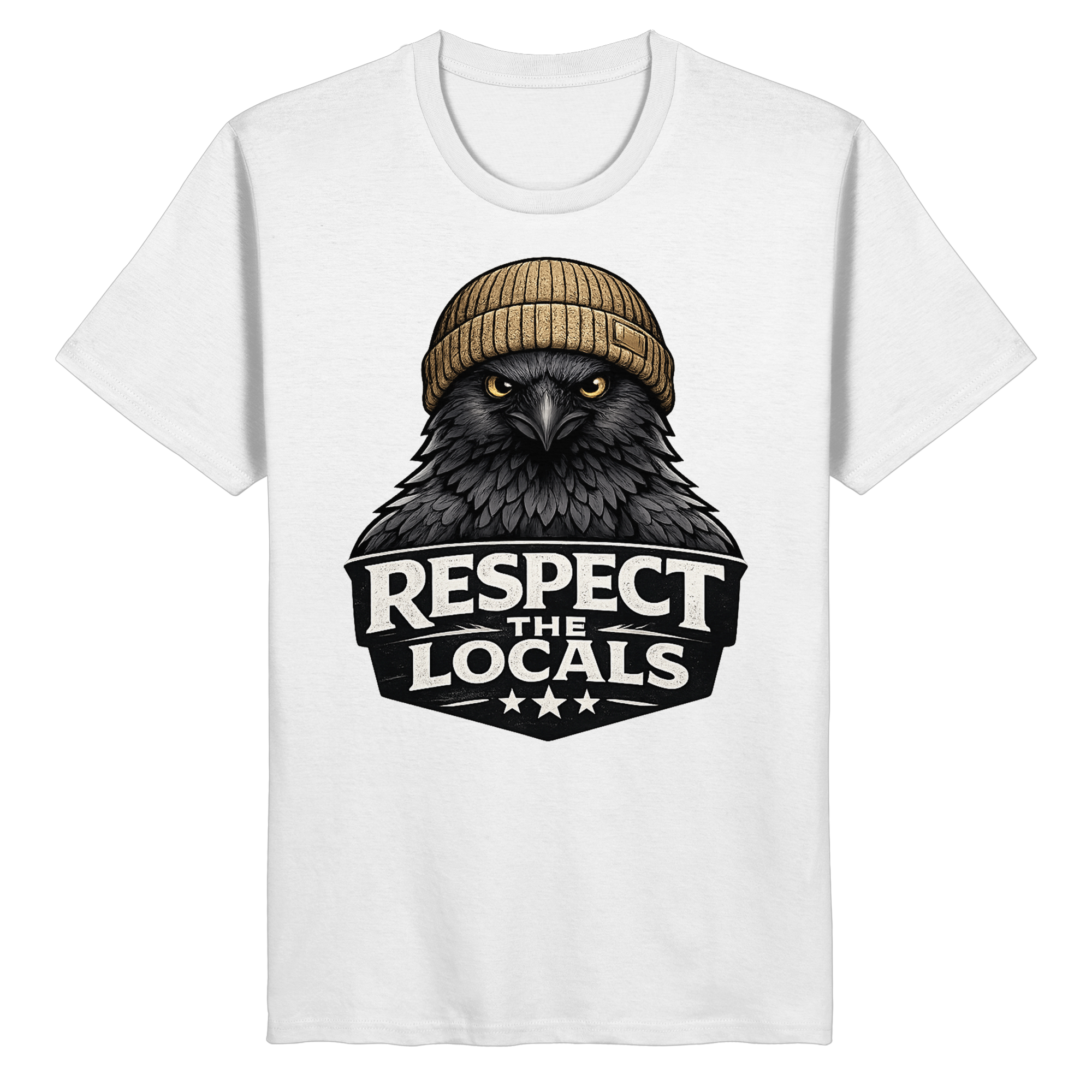 RESPECT THE LOCALS Naturschutz Geschenk - Organic Basic Shirt