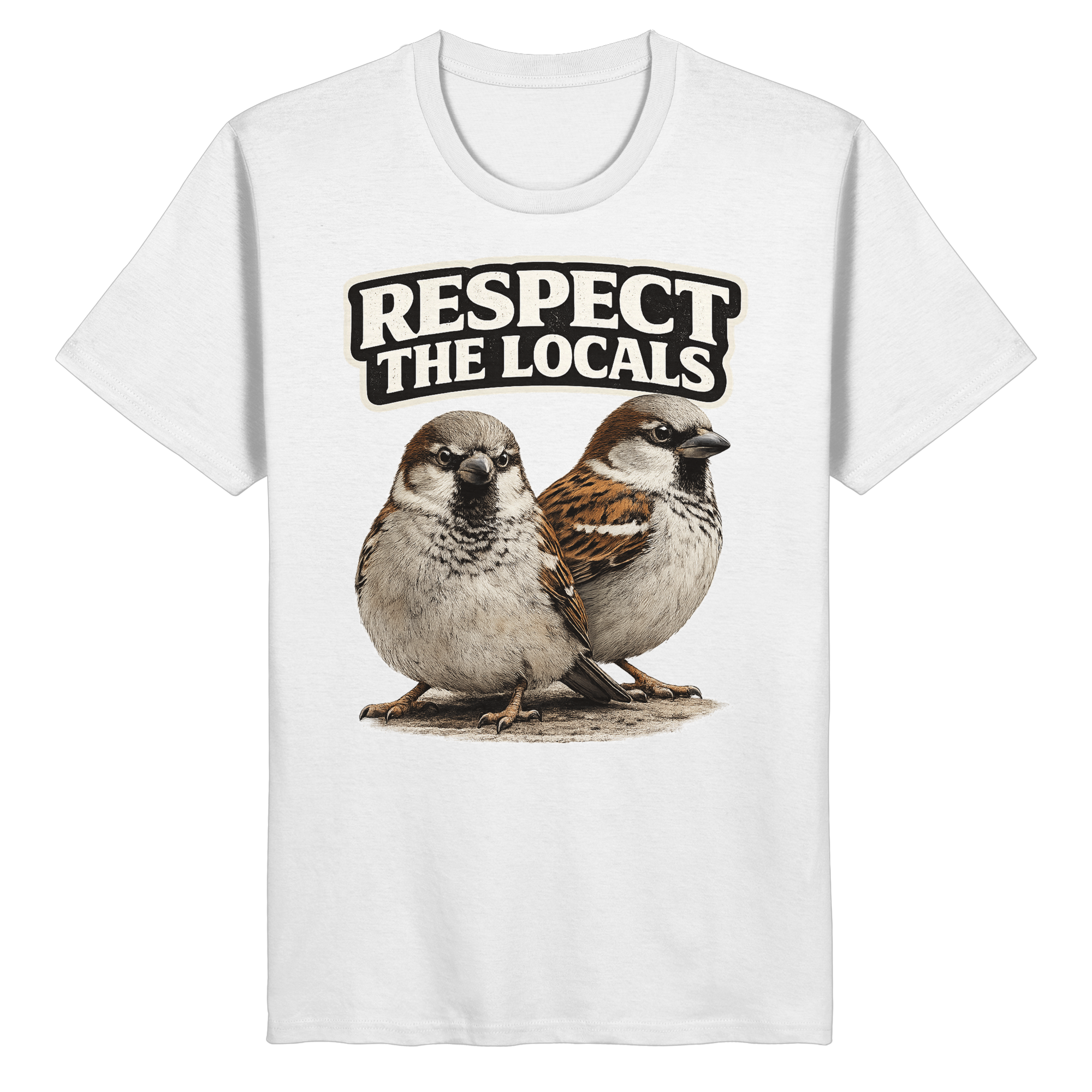 RESPECT THE LOCALS Naturschutz Geschenk - Organic Basic Shirt