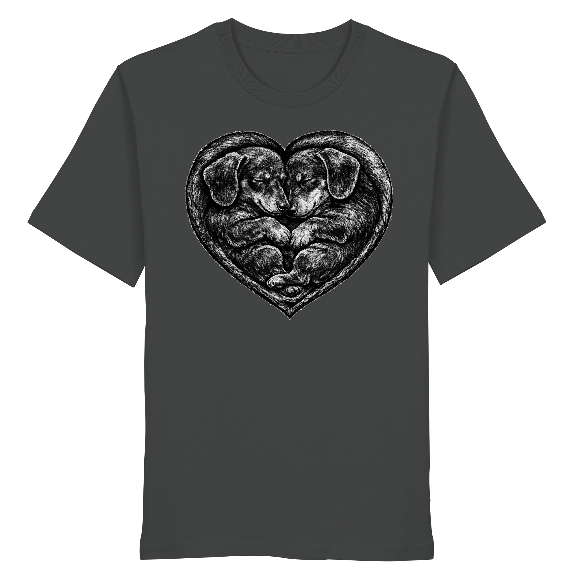 Dackel Dachshund Liebe Hund  - Organic Shirt