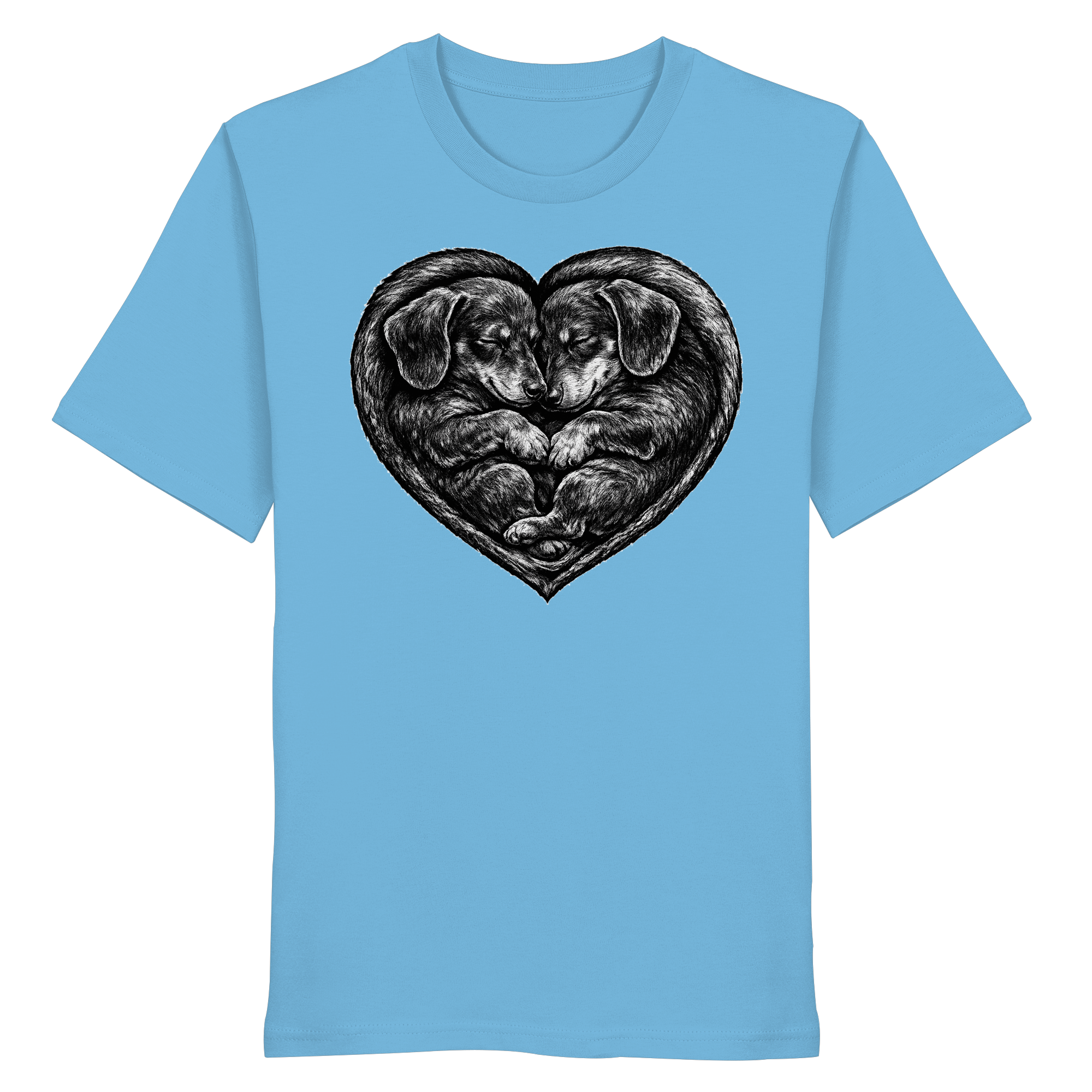 Dackel Dachshund Liebe Hund  - Organic Shirt