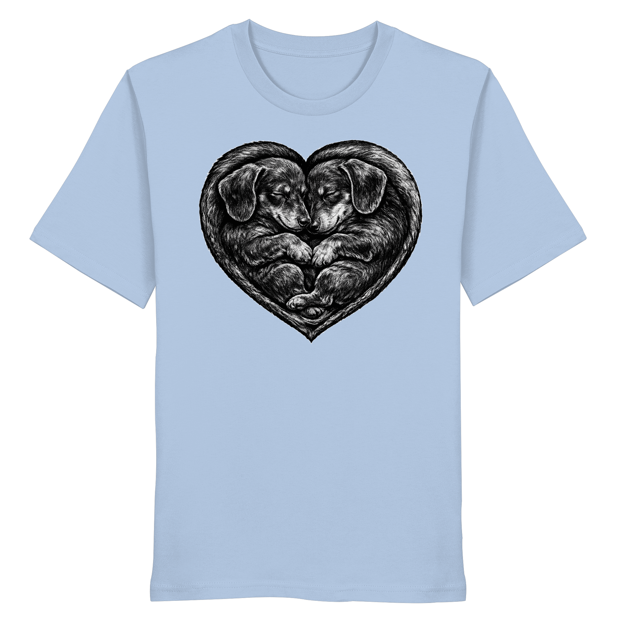 Dackel Dachshund Liebe Hund  - Organic Shirt