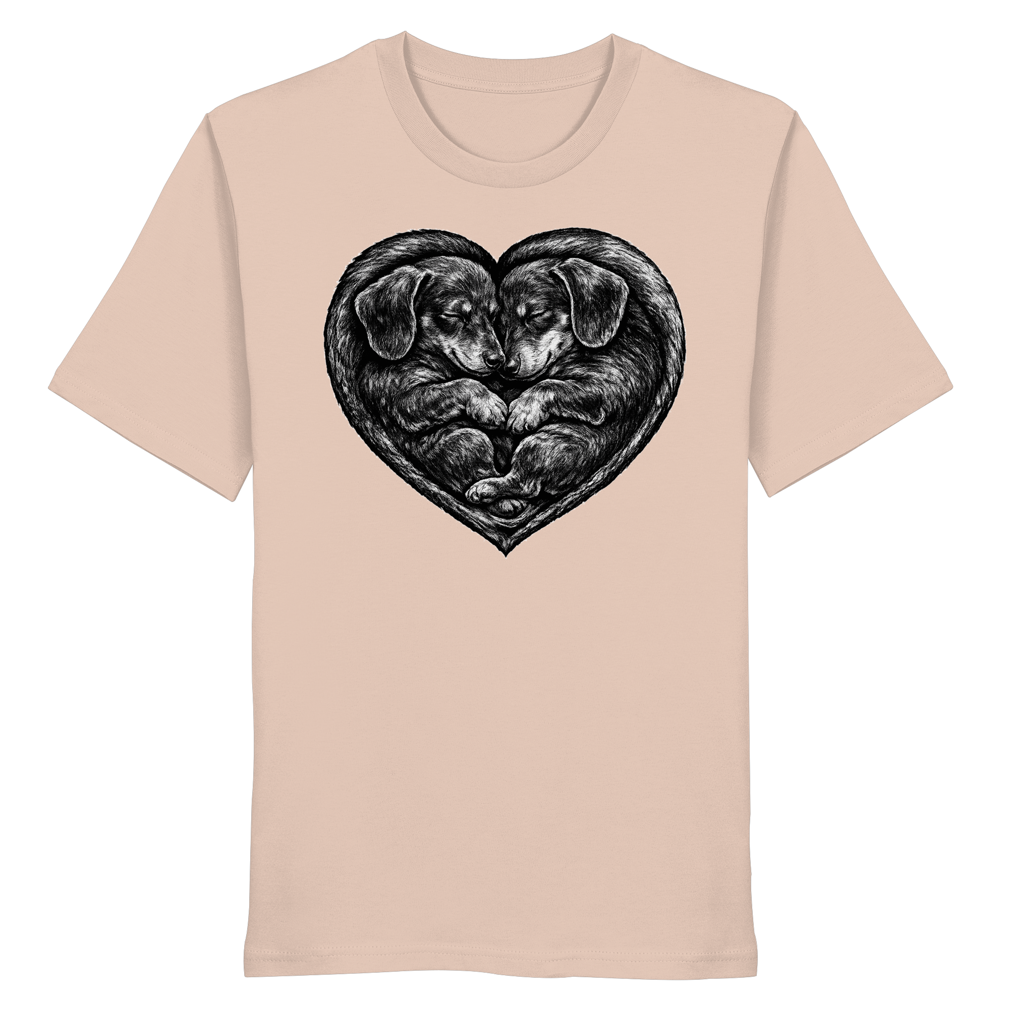 Dackel Dachshund Liebe Hund  - Organic Shirt