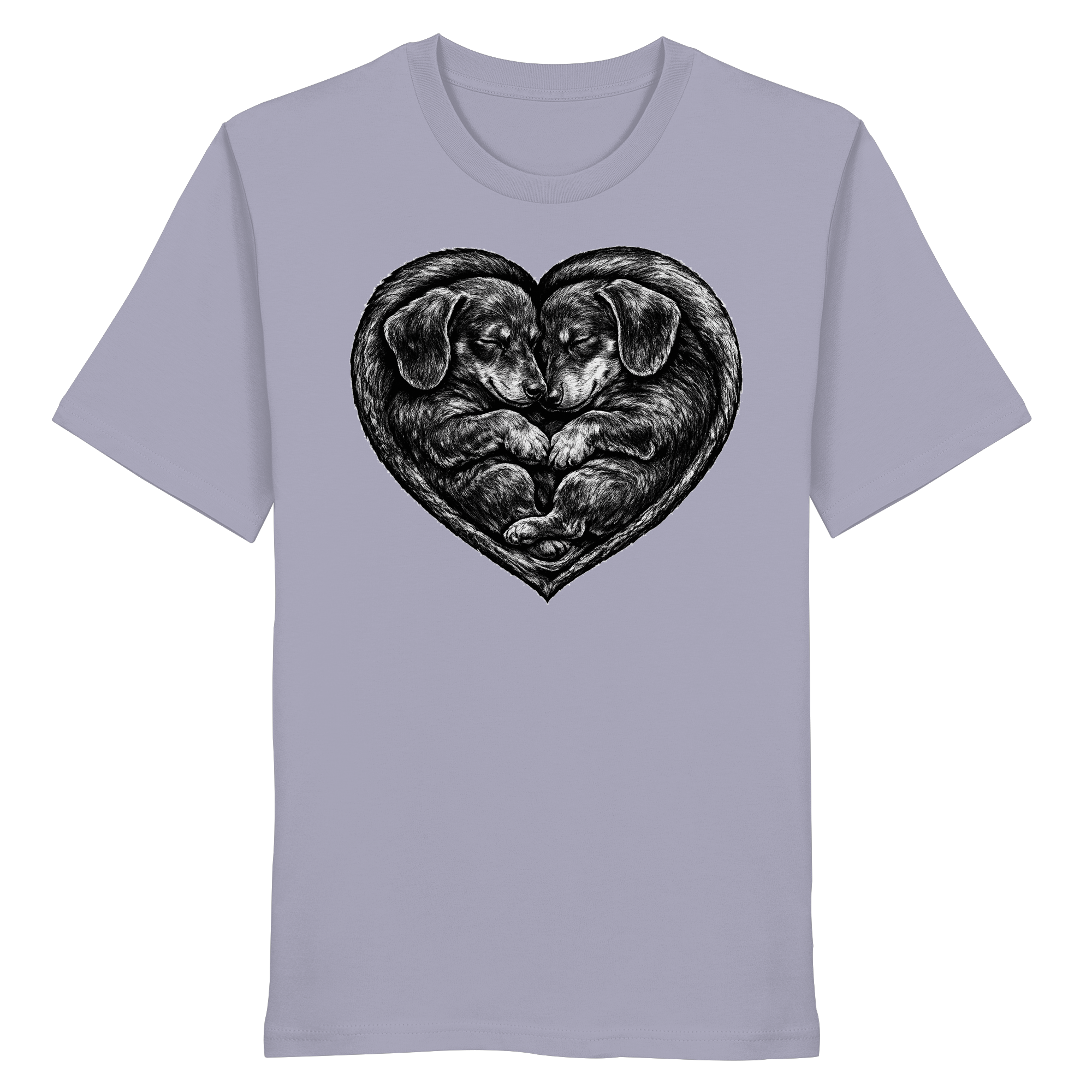 Dackel Dachshund Liebe Hund  - Organic Shirt