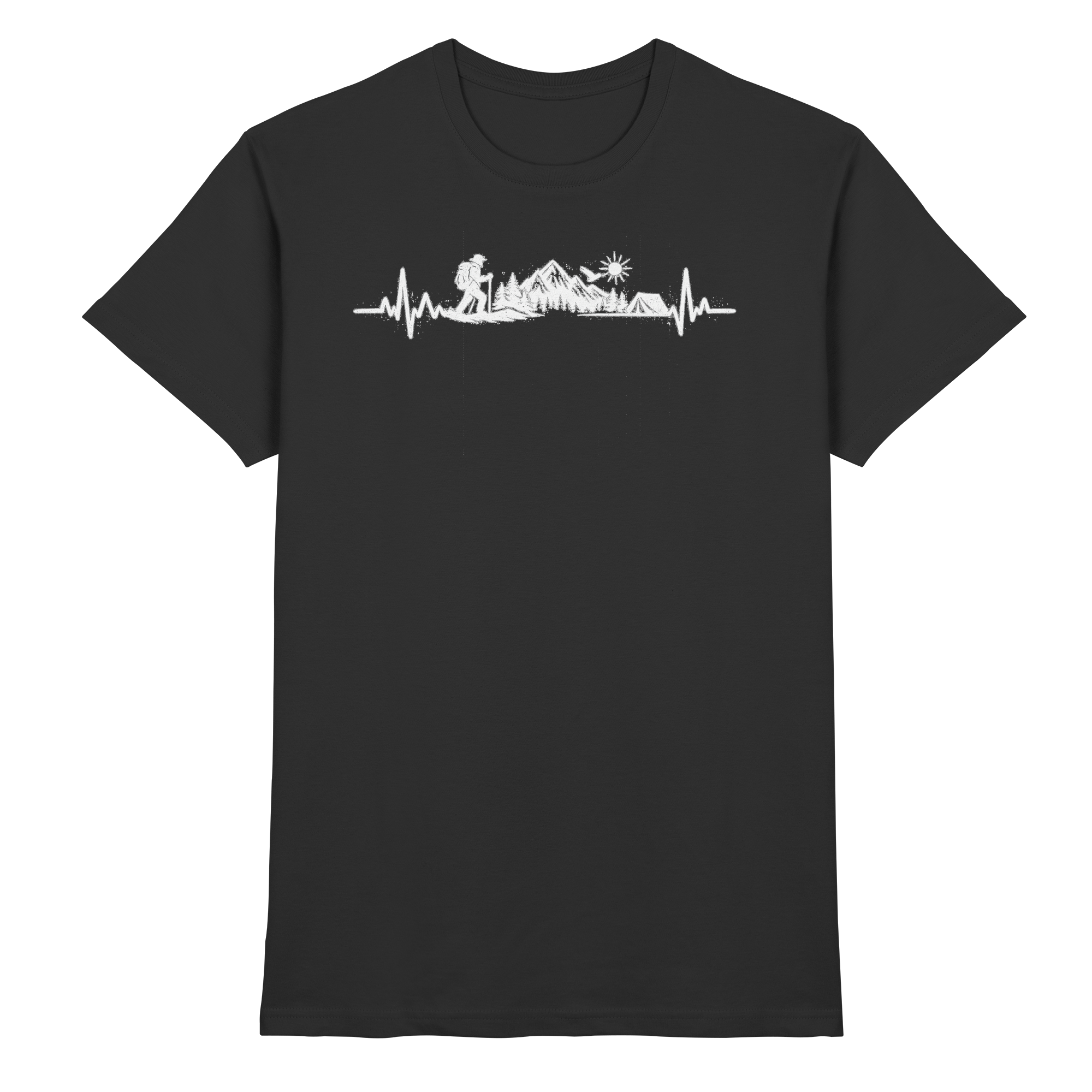 Wandern EKG Geschenk - Premium Shirt