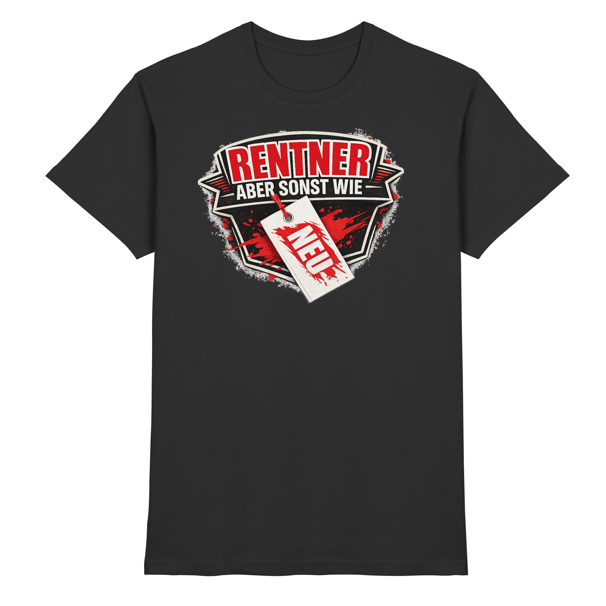 Lustige Sprüche RENTNER ABER SONST WIE NEU - Premium Shirt