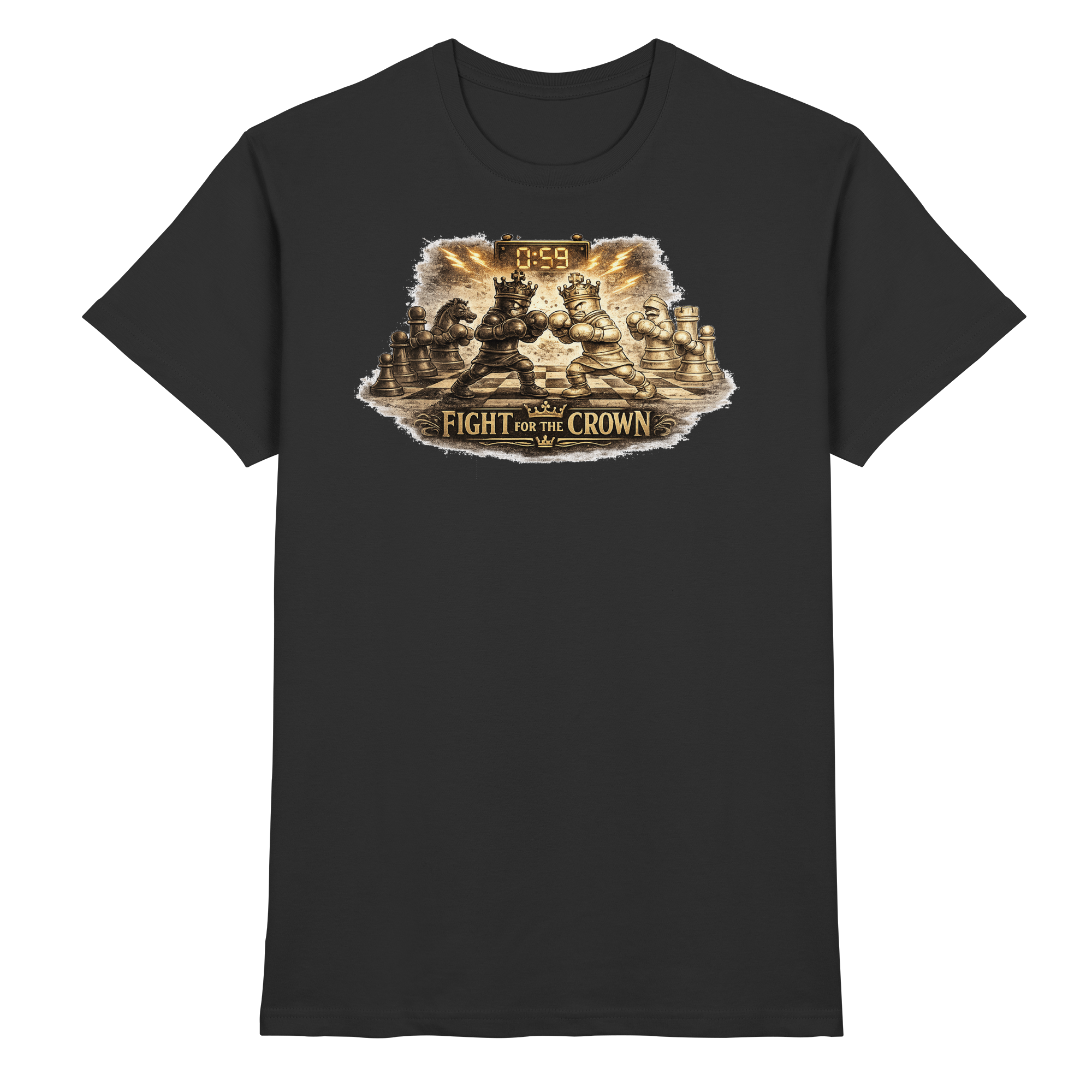 Schach/ FIGHT FOR THE CROWN - Premium Shirt