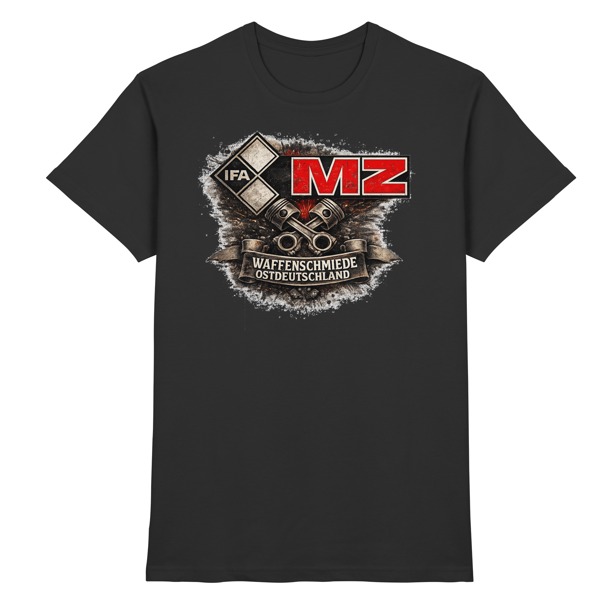 MZ IFA Waffenschmiede Ostdeutschland - Premium Shirt