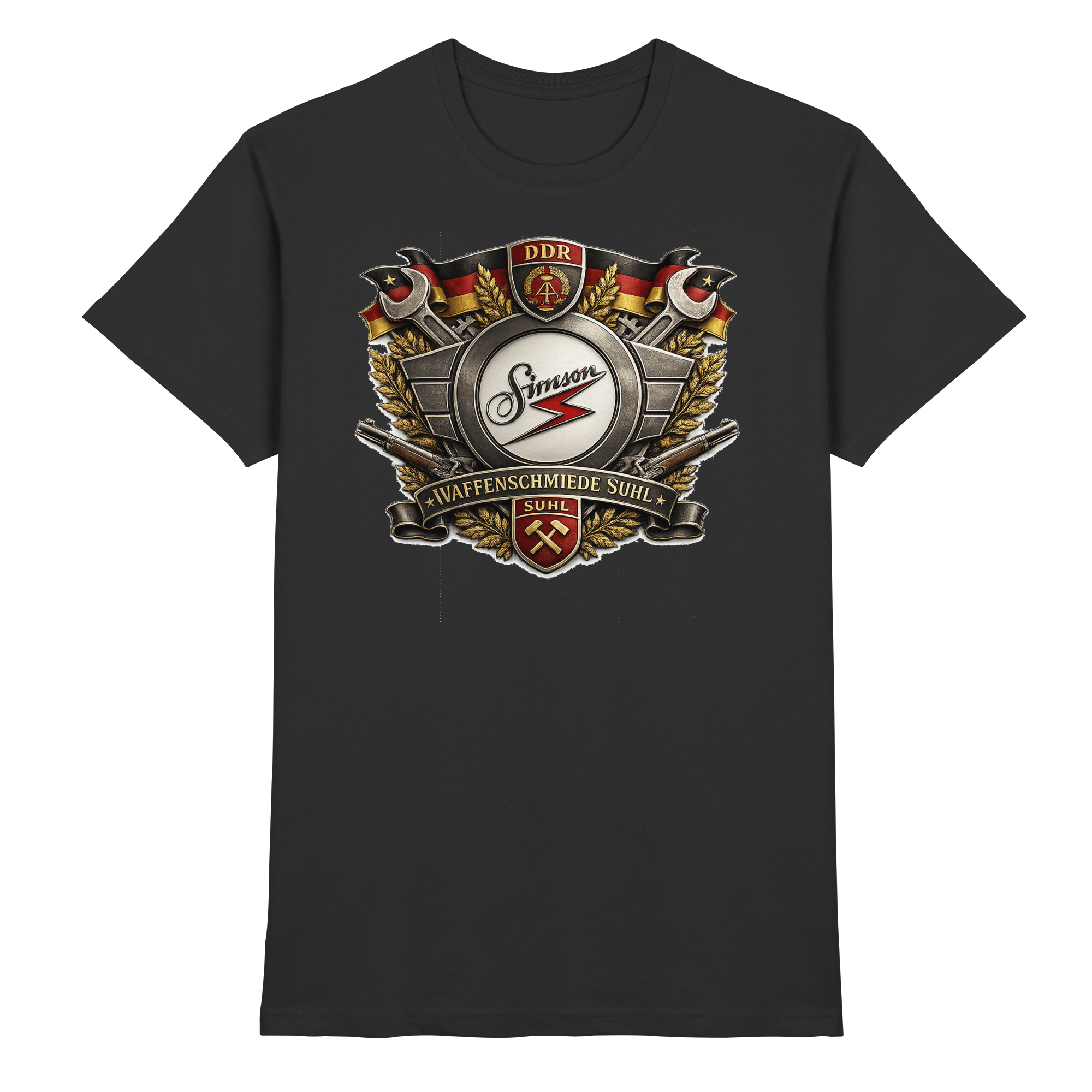 Simson Waffenschmiede Suhl Geschenk - Premium Shirt