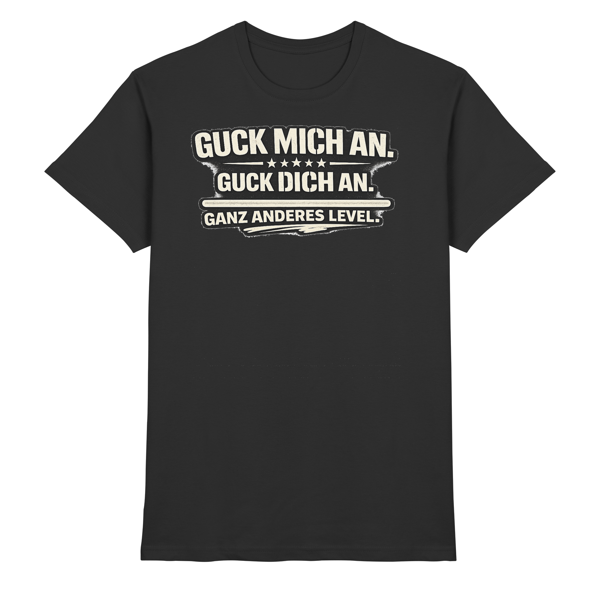 Lustige Sprüche GUCK MICH AN  - Premium Shirt