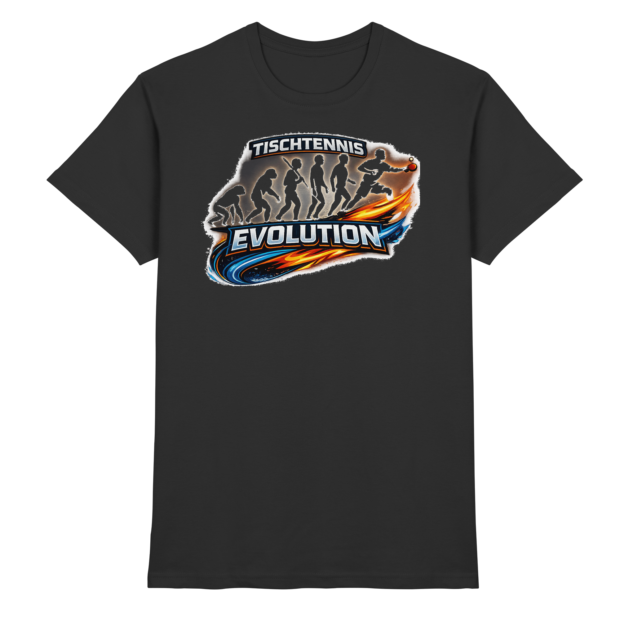 Tischtennis Evolution Sport Geschenk - Premium Shirt