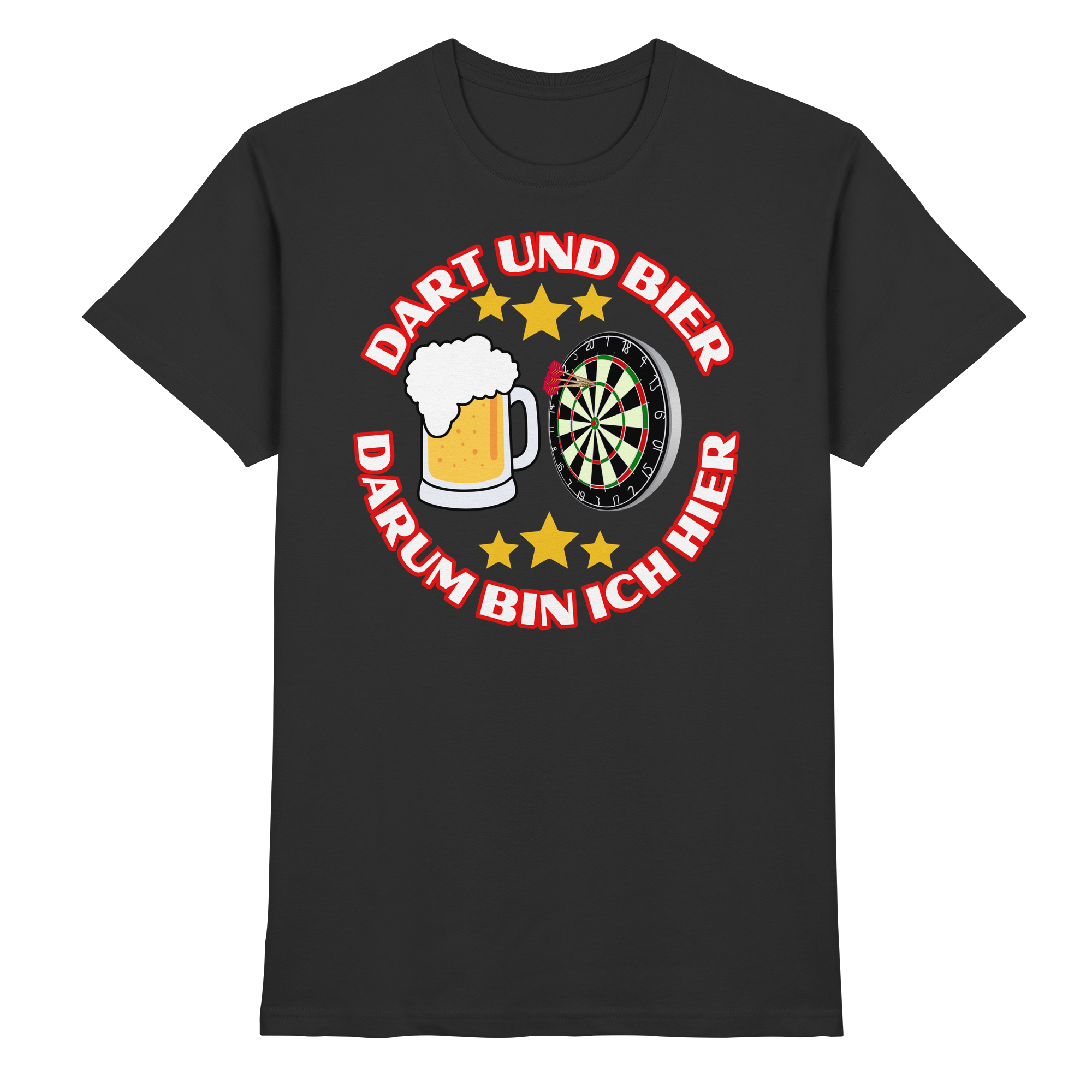 DART UND BIER - Premium Shirt