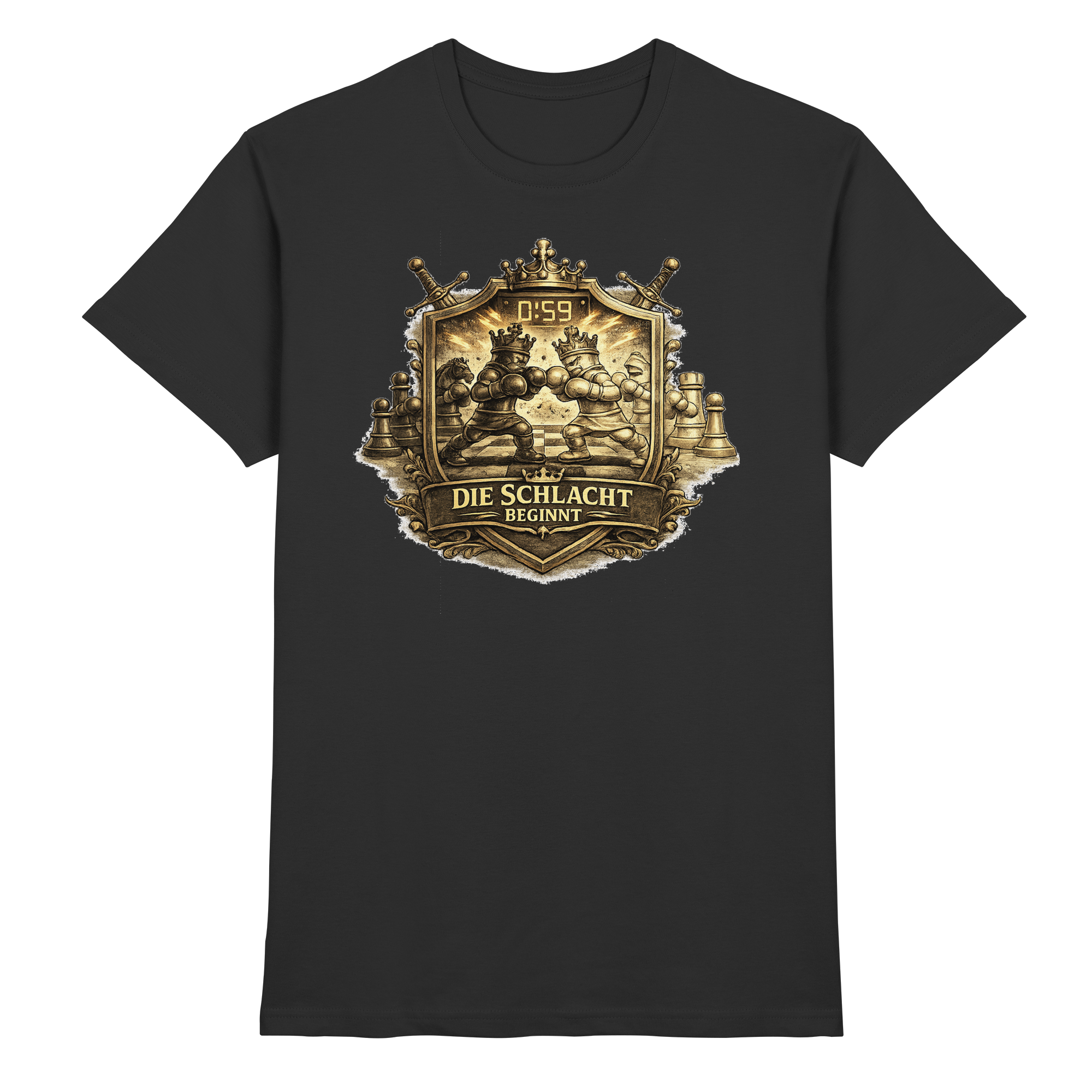 Schach/ DIE SCHLACHT BEGINNT - Premium Shirt