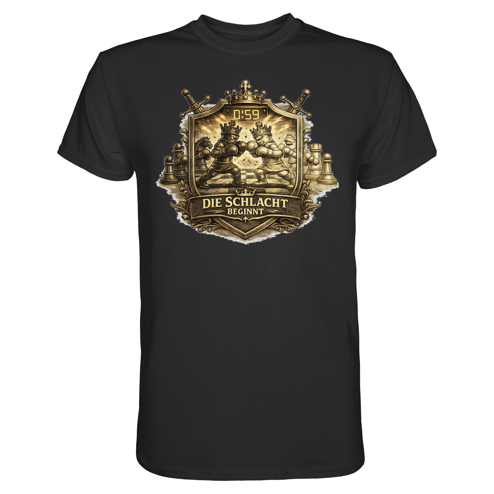 Schach/ DIE SCHLACHT BEGINNT - Premium Shirt