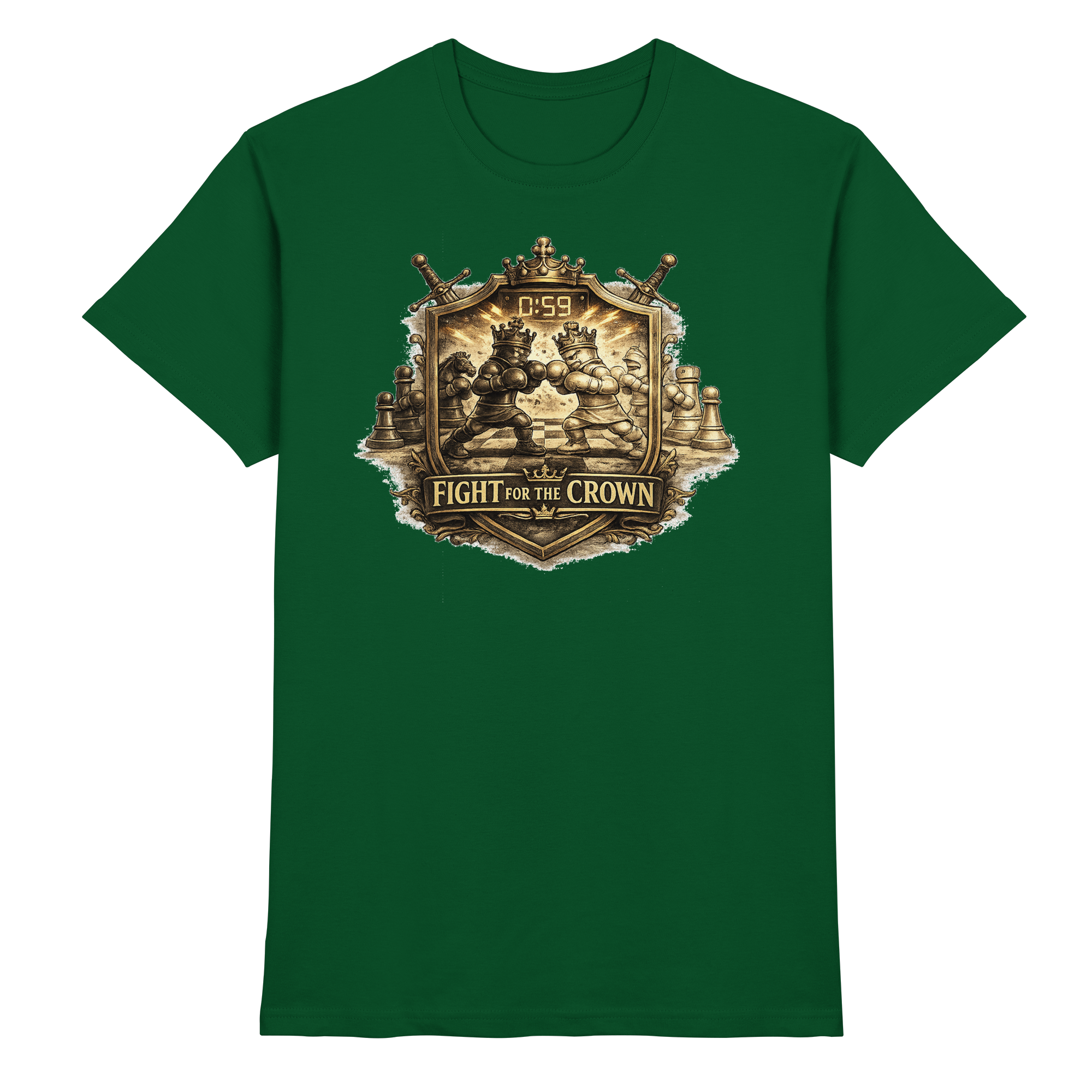 Schach Chess Fight for the Crown - Premium Shirt