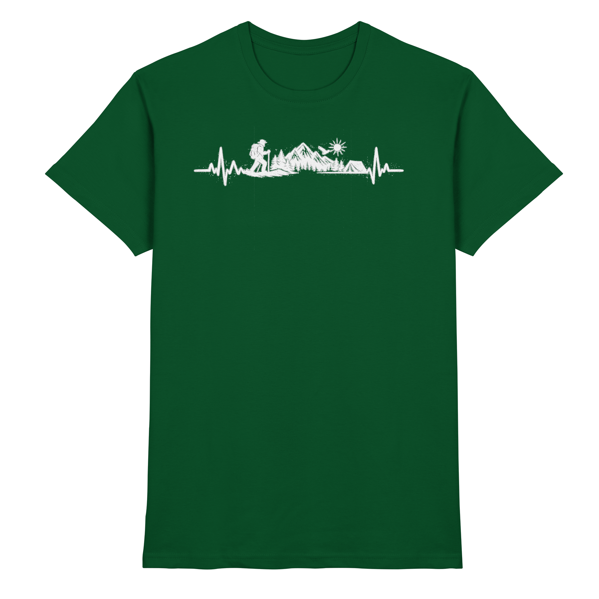 Wandern EKG Geschenk - Premium Shirt