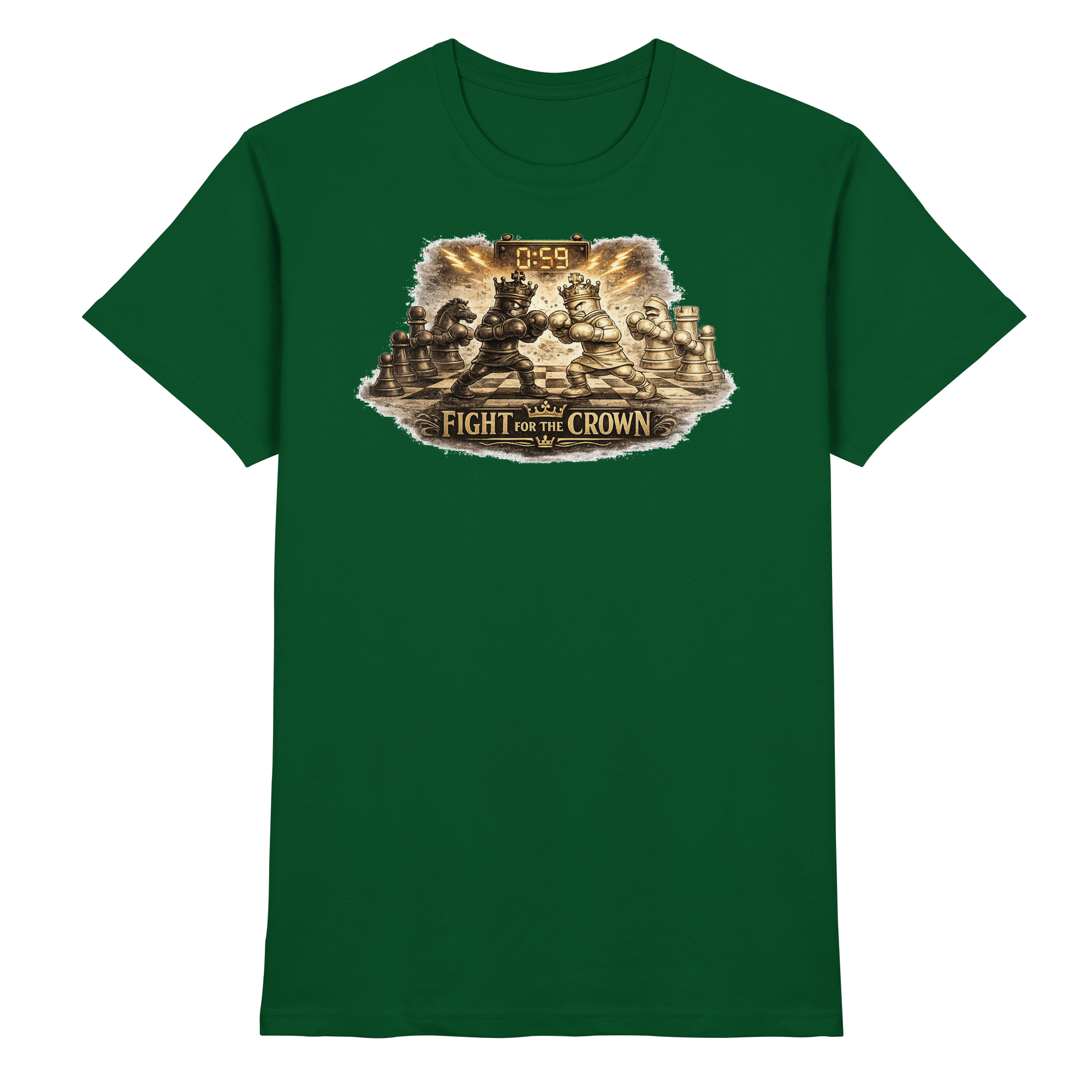 Schach/ FIGHT FOR THE CROWN - Premium Shirt