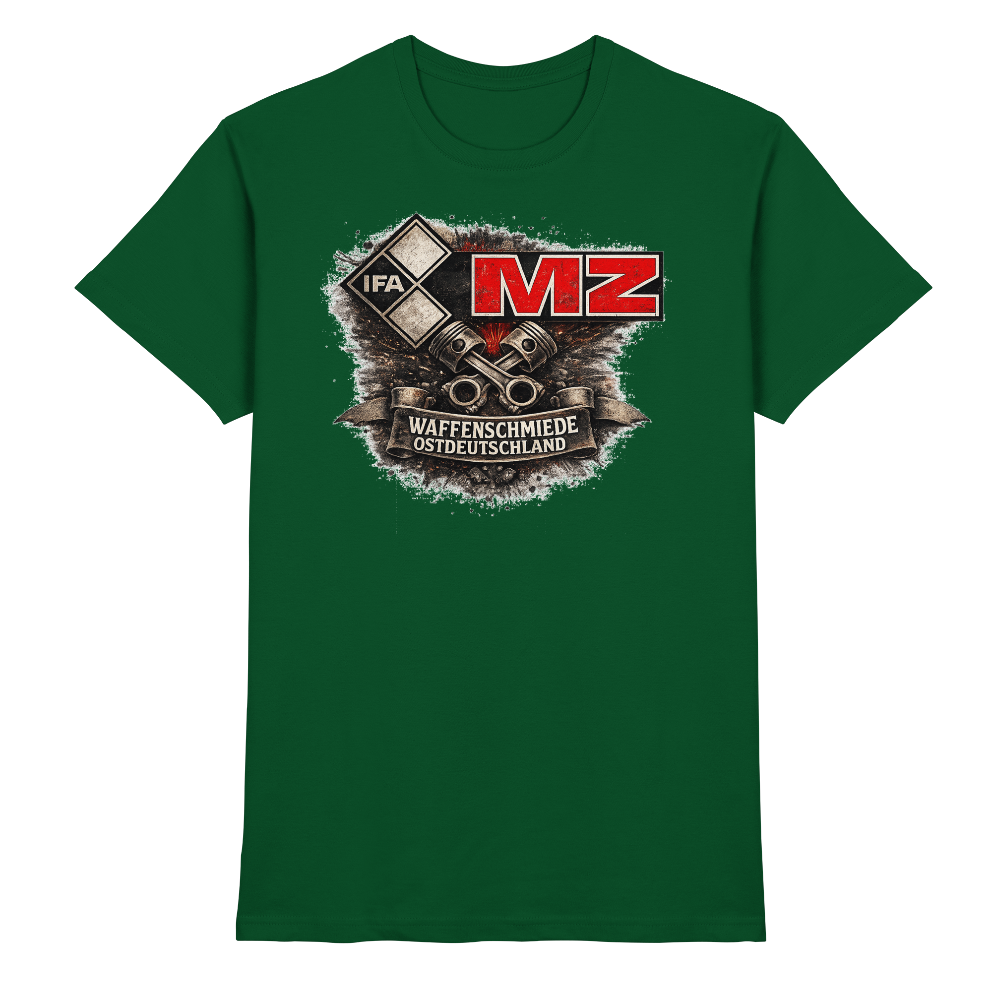 MZ IFA Waffenschmiede Ostdeutschland - Premium Shirt