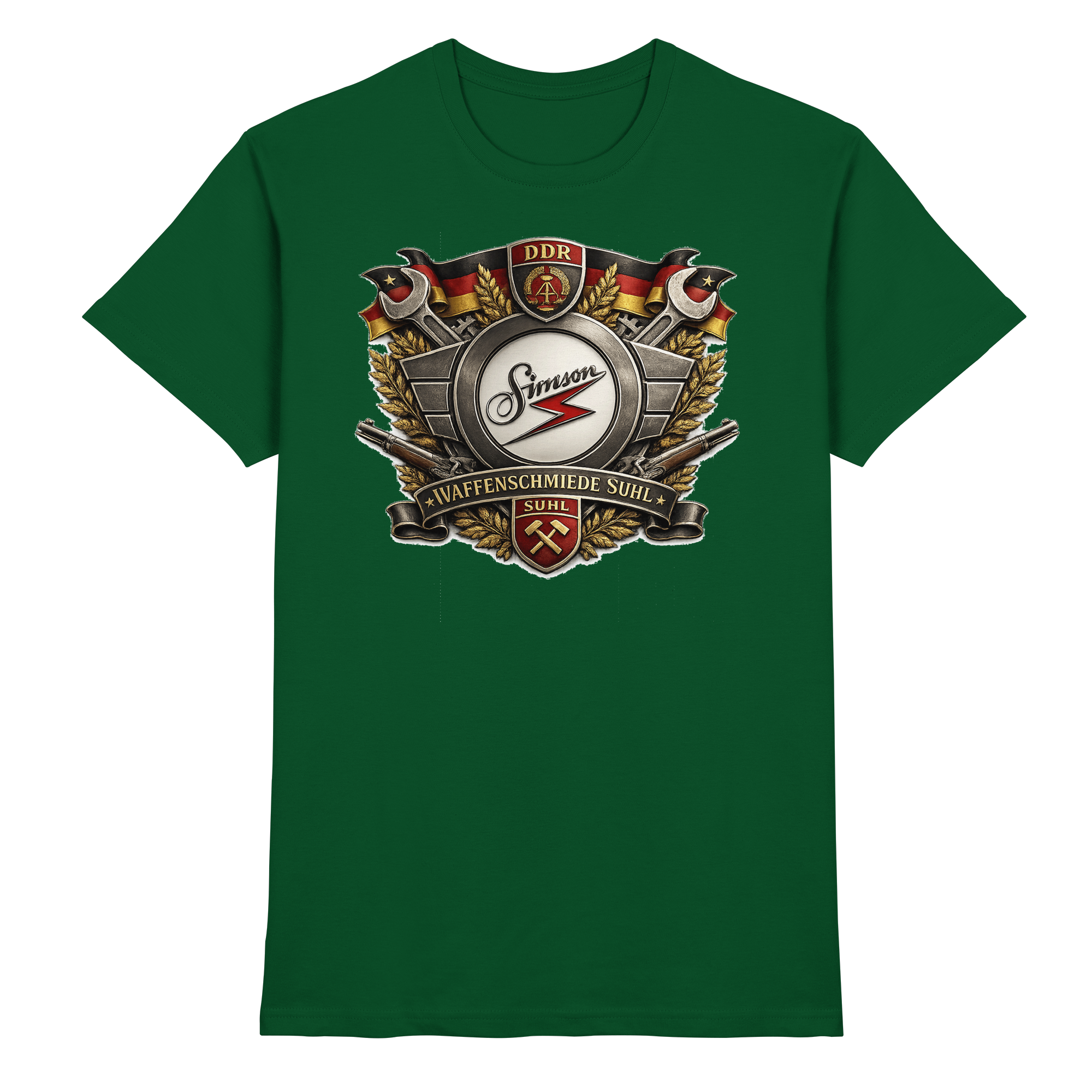 Simson Waffenschmiede Suhl Geschenk - Premium Shirt