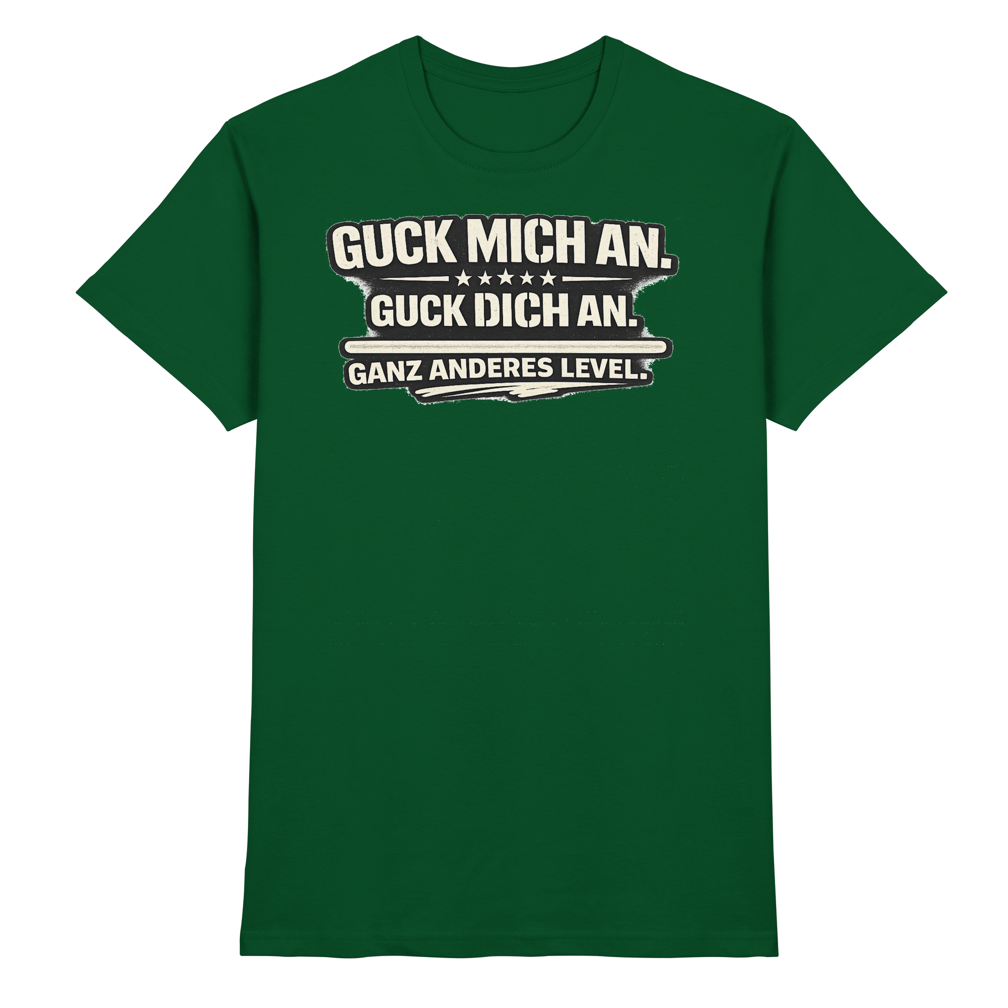 Lustige Sprüche GUCK MICH AN  - Premium Shirt
