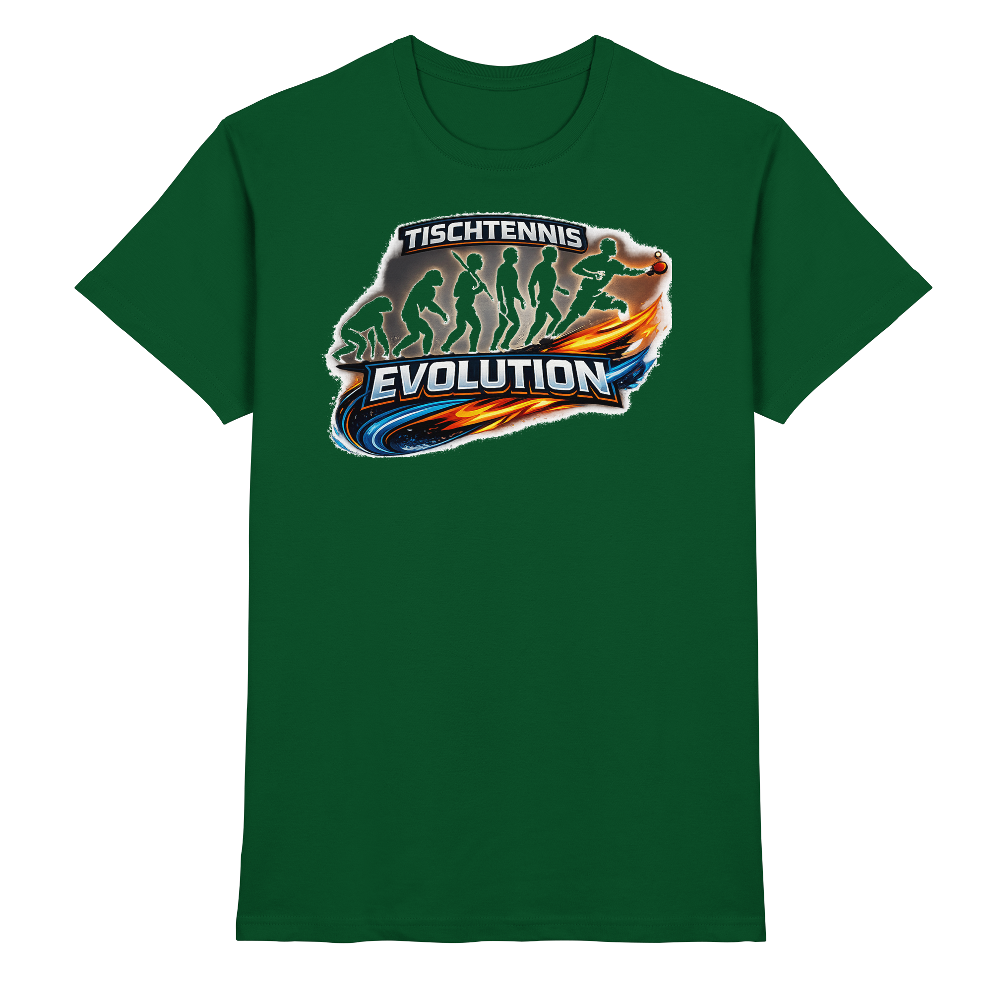 Tischtennis Evolution Sport Geschenk - Premium Shirt