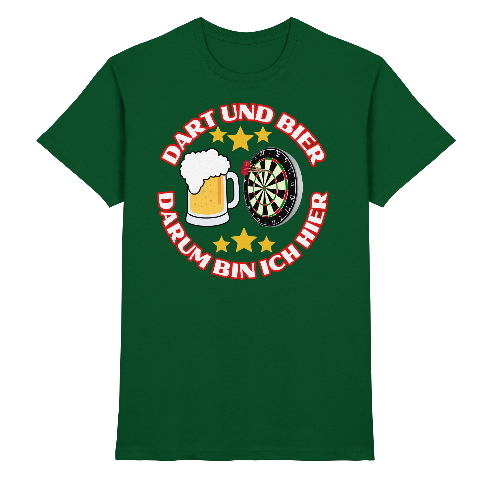 DART UND BIER - Premium Shirt