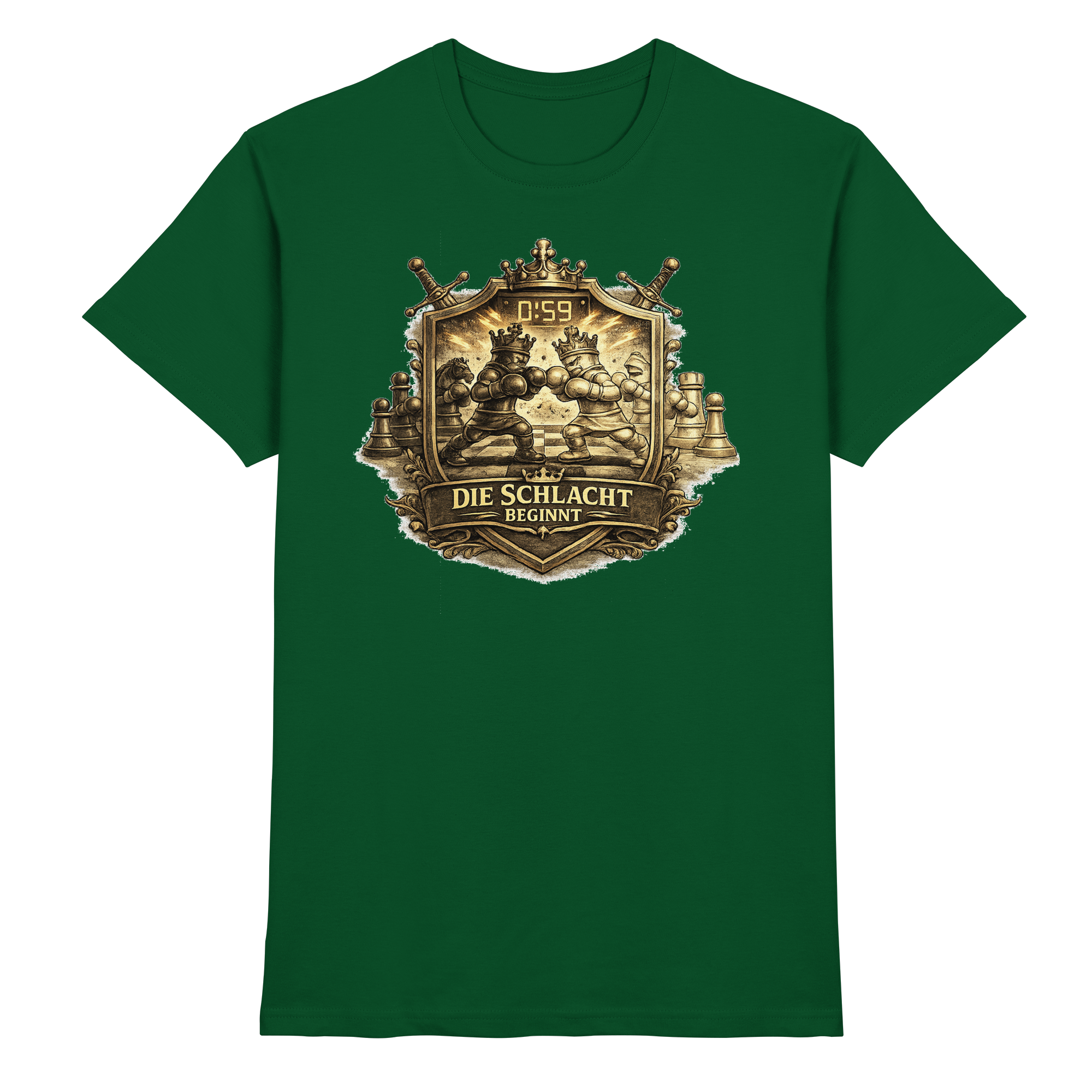Schach/ DIE SCHLACHT BEGINNT - Premium Shirt