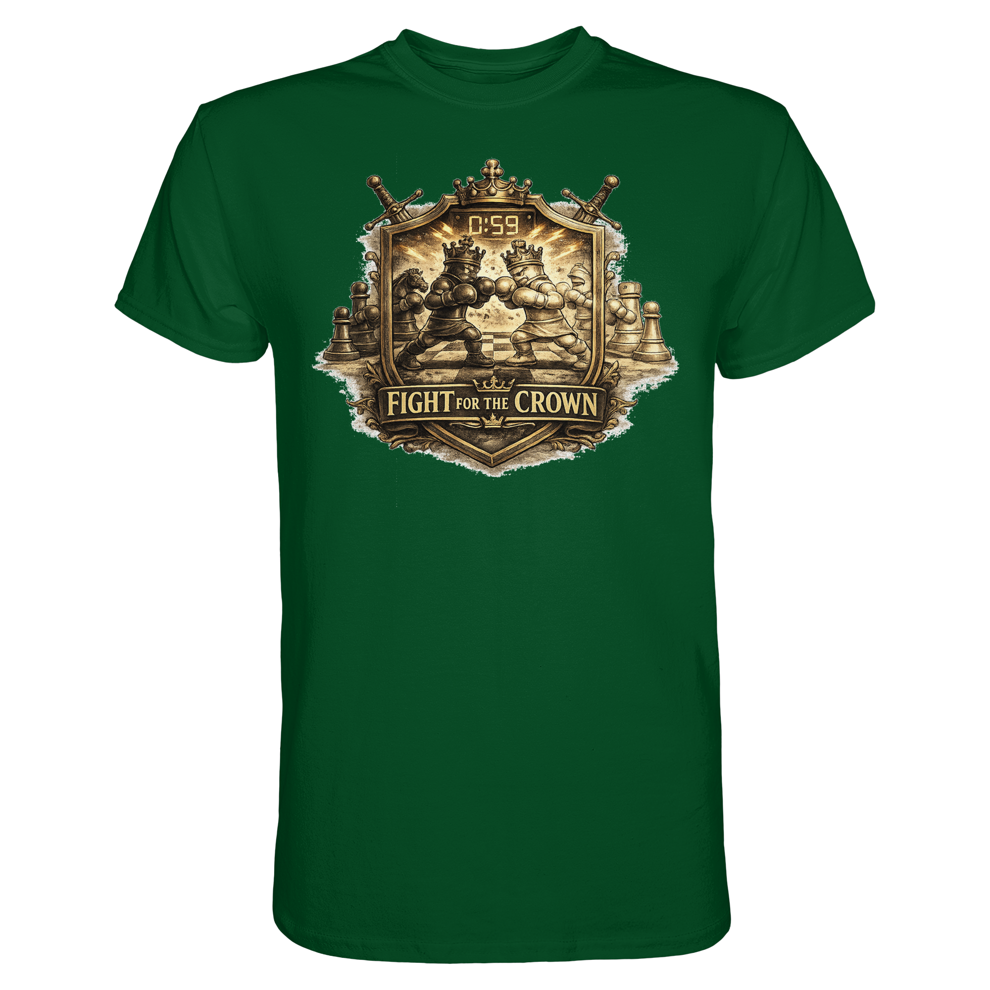 Chess Chess Fight for the Crown - Premium Shirt
