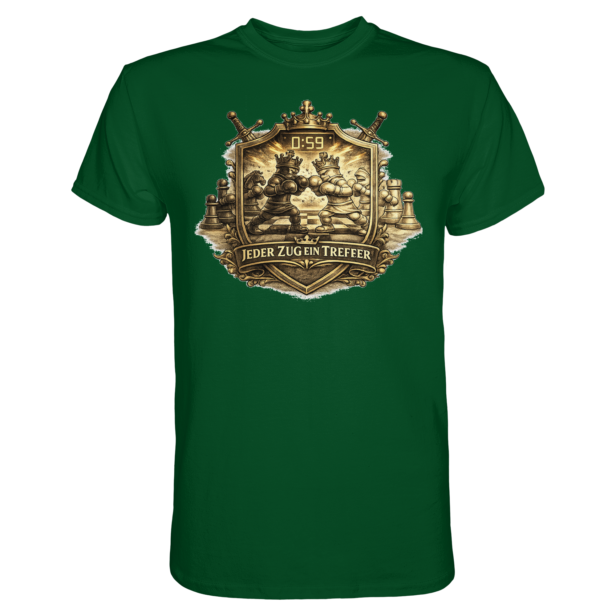 Schach/ JEDER ZUG EIN TREFFER  - Premium Shirt