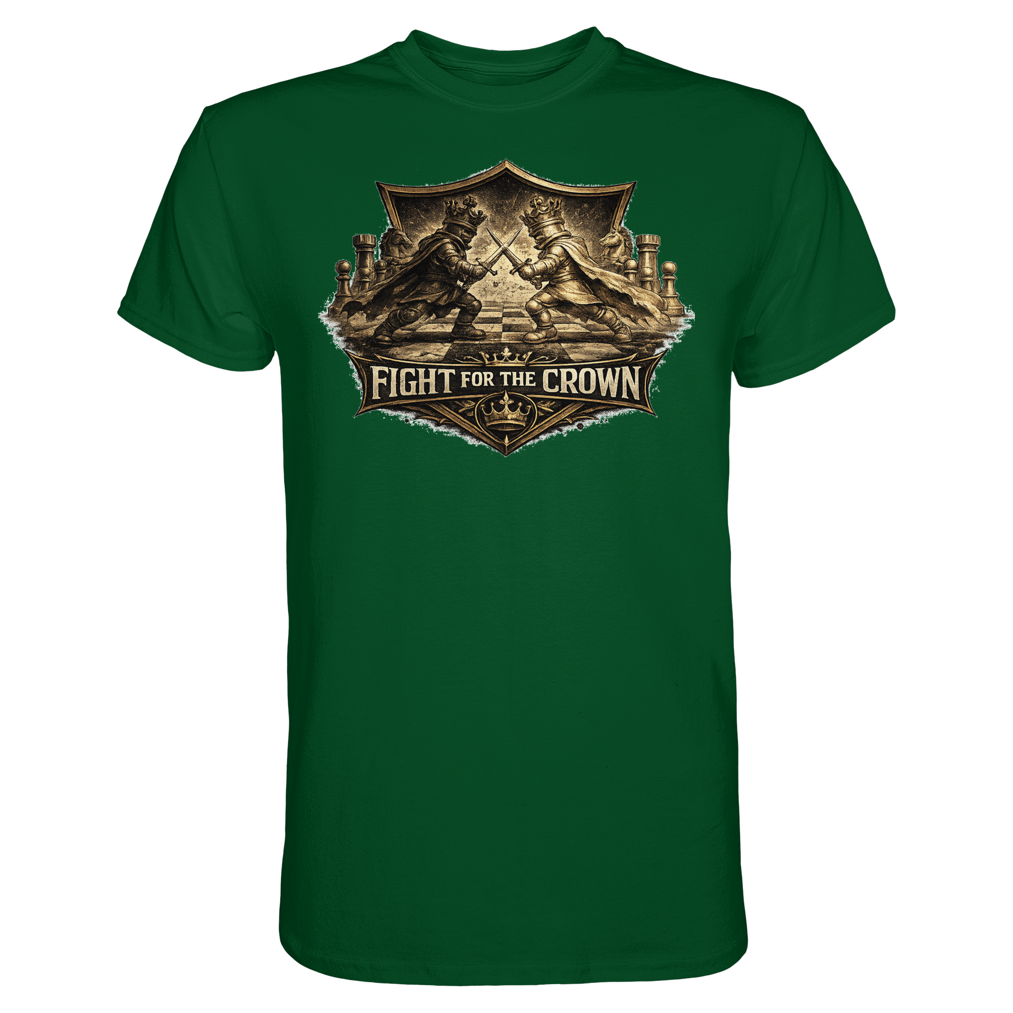 Schach Chess FIGHT FOR THE CROWN - Premium Shirt