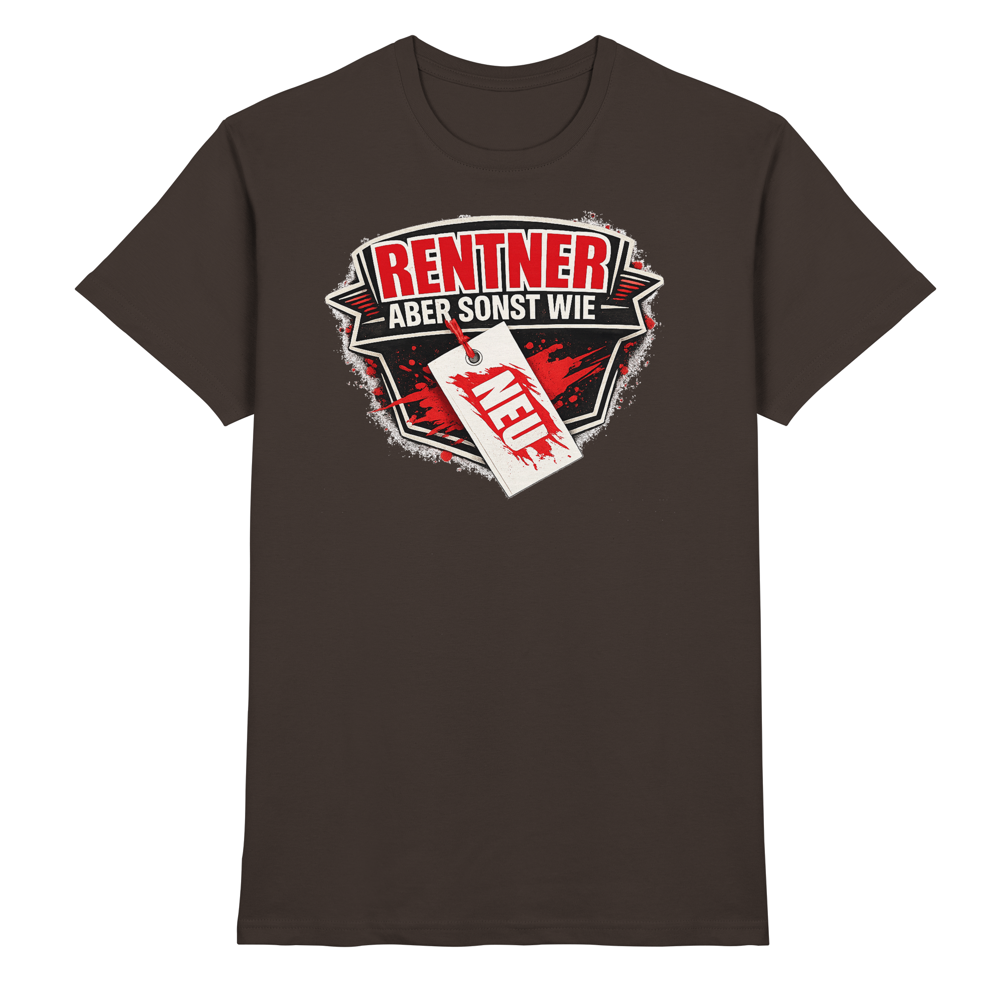 Lustige Sprüche RENTNER ABER SONST WIE NEU - Premium Shirt