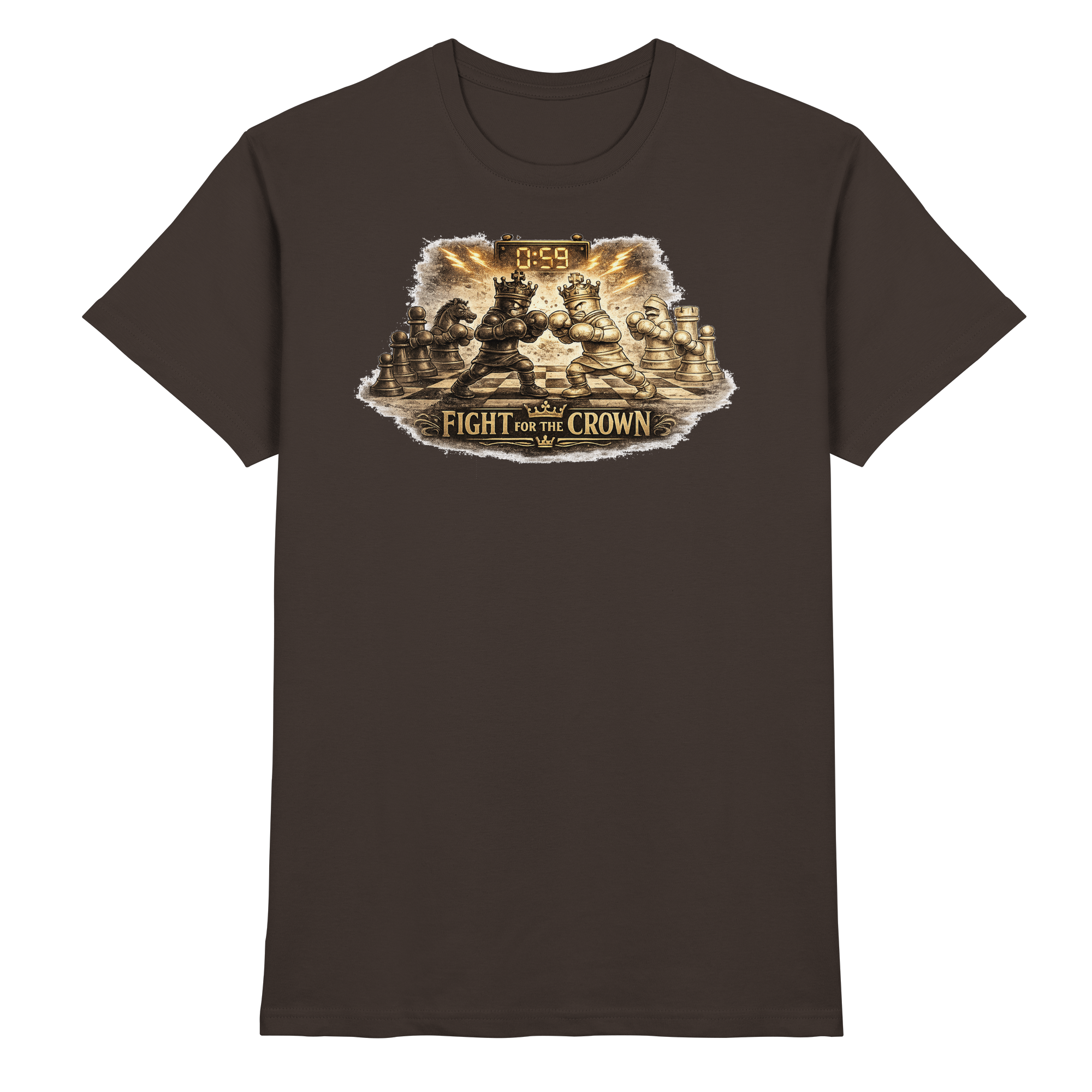 Schach/ FIGHT FOR THE CROWN - Premium Shirt