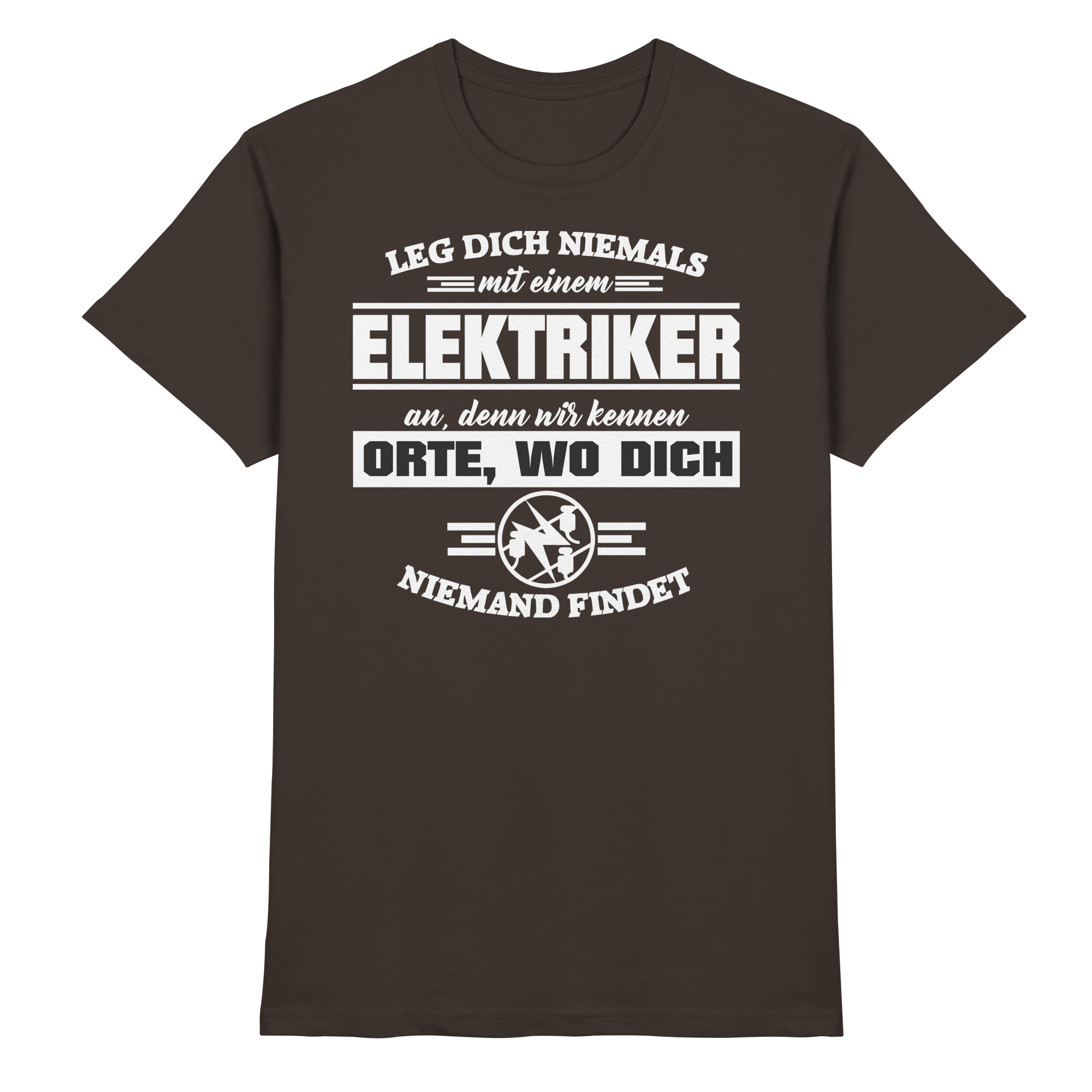Elektriker Lustige Sprüche Fun - Premium Shirt