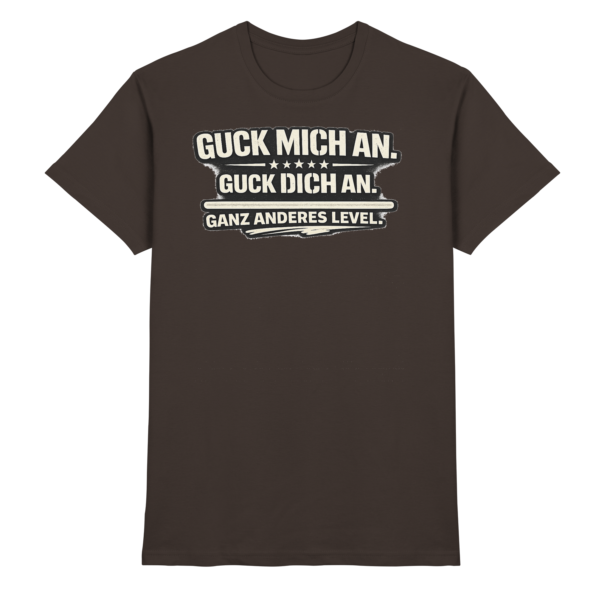Lustige Sprüche GUCK MICH AN  - Premium Shirt