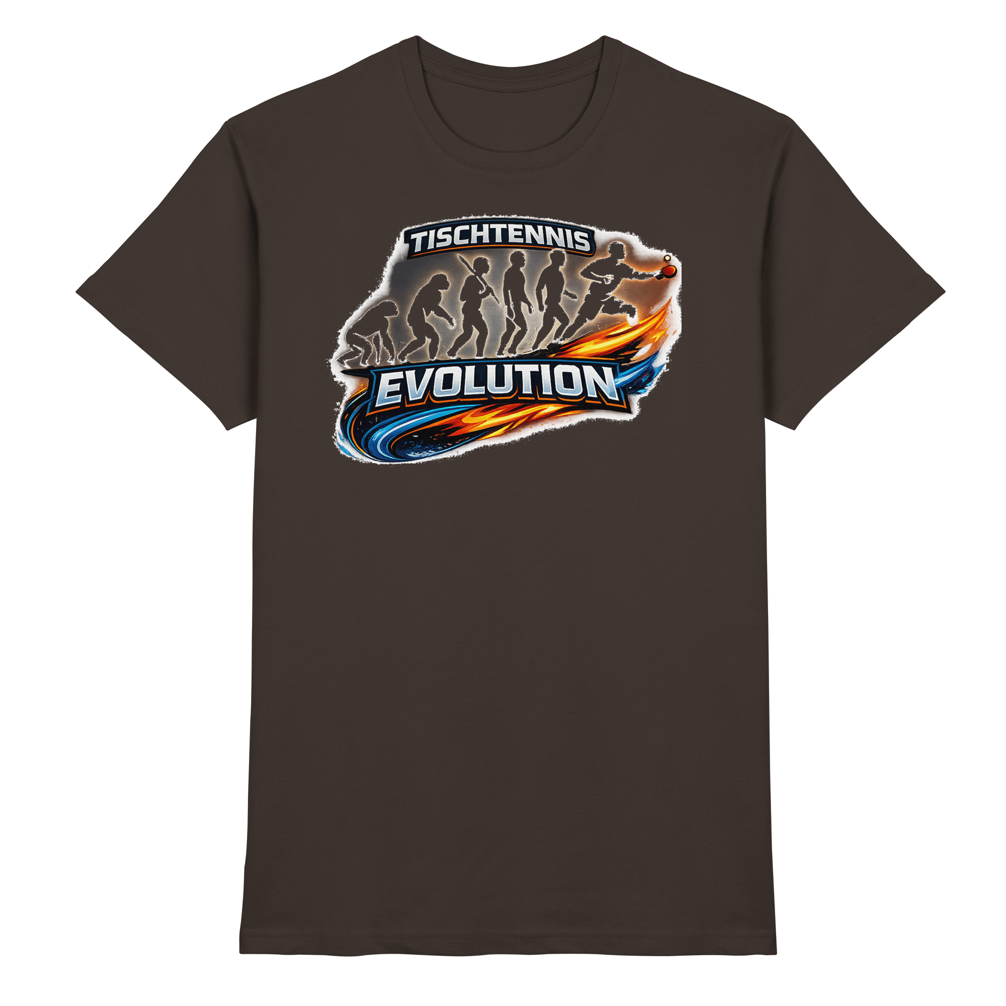 Tischtennis Evolution Sport Geschenk - Premium Shirt