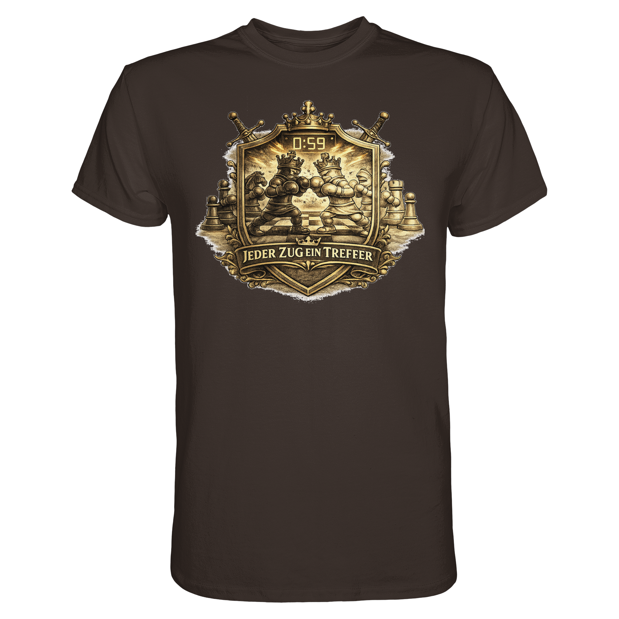 Schach/ JEDER ZUG EIN TREFFER  - Premium Shirt