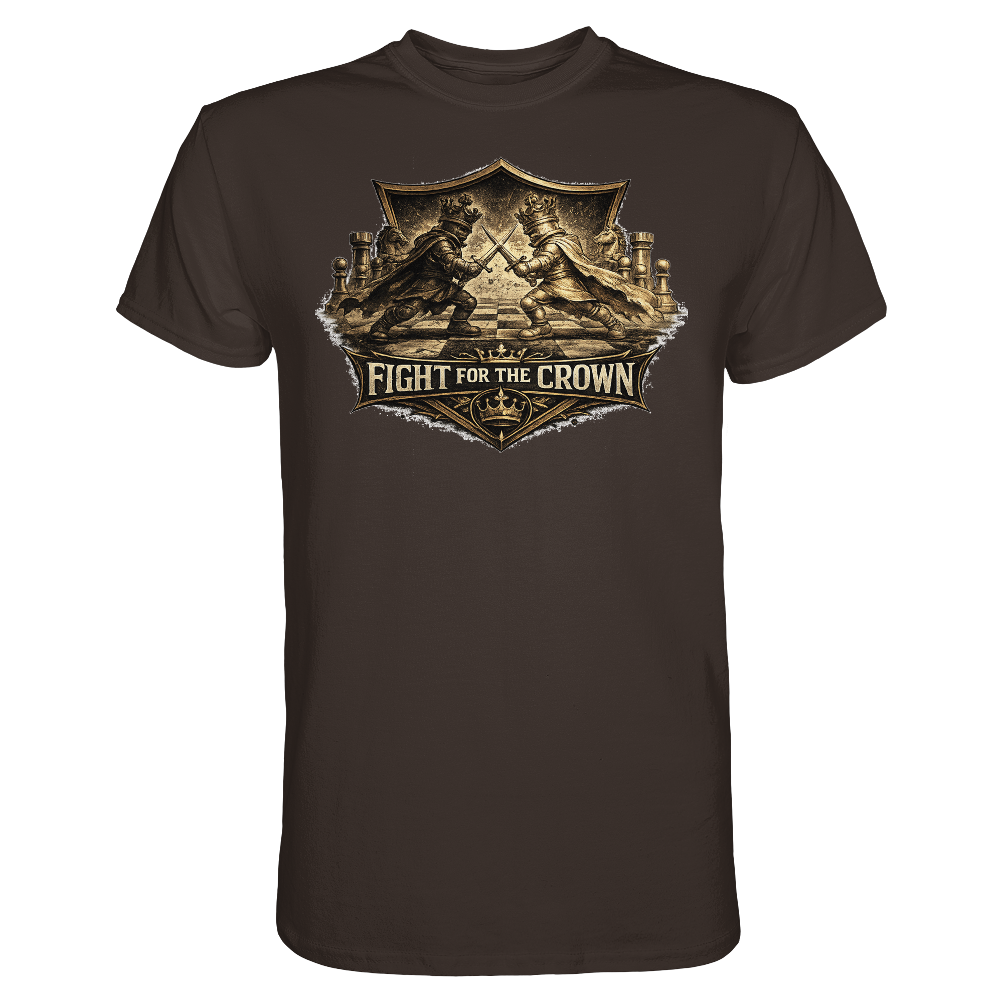 Schach Chess FIGHT FOR THE CROWN - Premium Shirt
