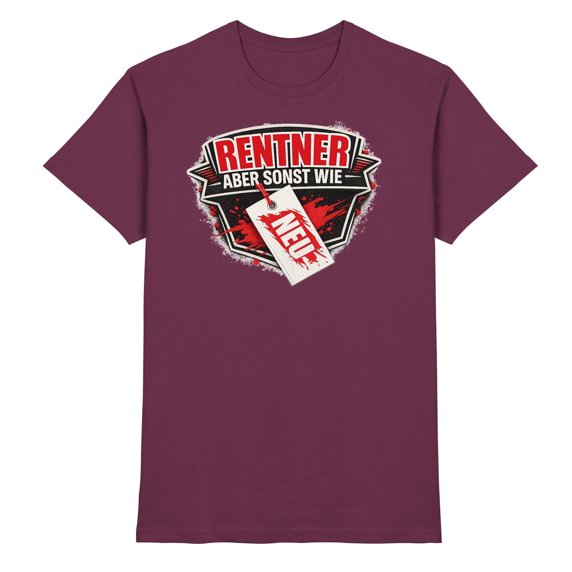 Lustige Sprüche RENTNER ABER SONST WIE NEU - Premium Shirt