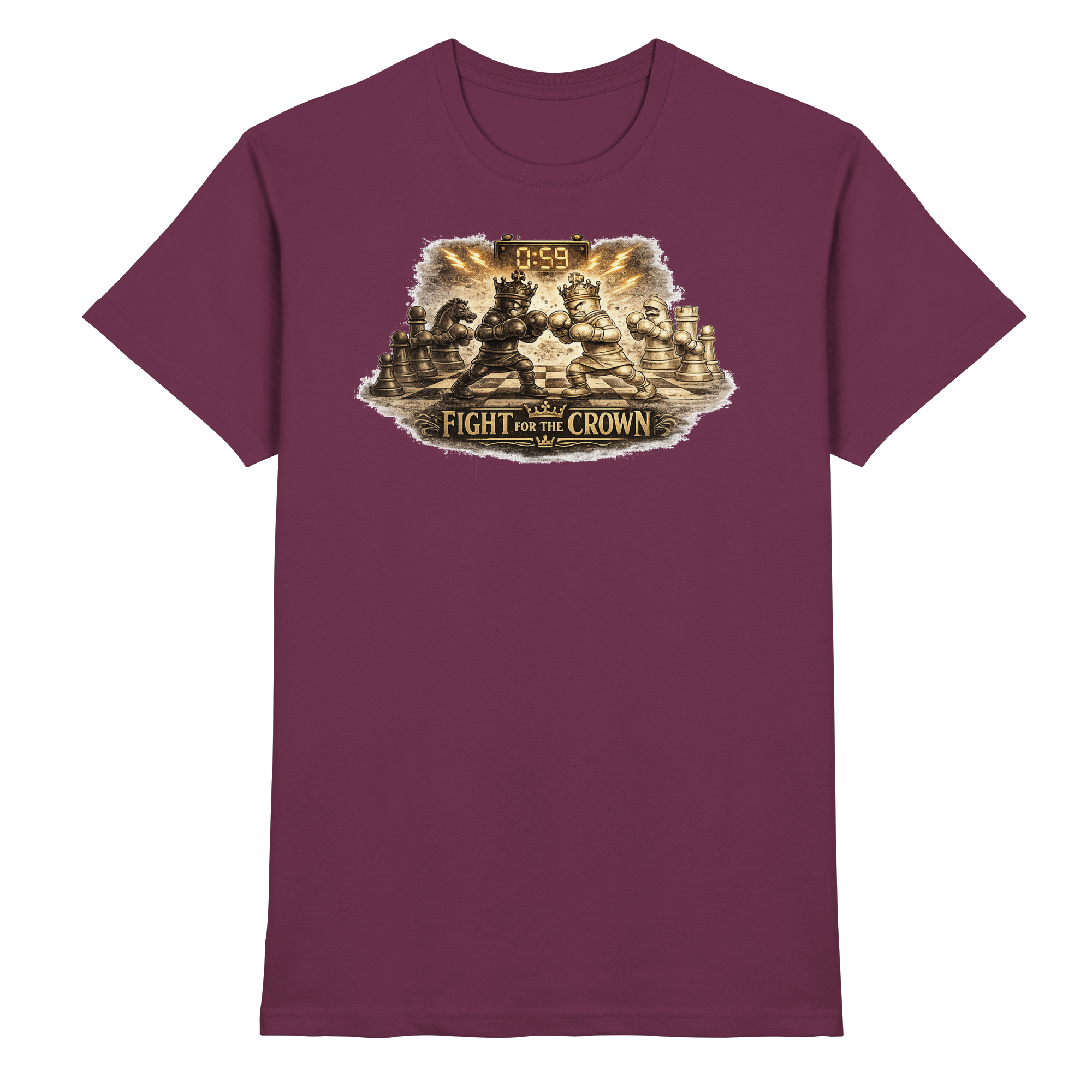 Schach/ FIGHT FOR THE CROWN - Premium Shirt