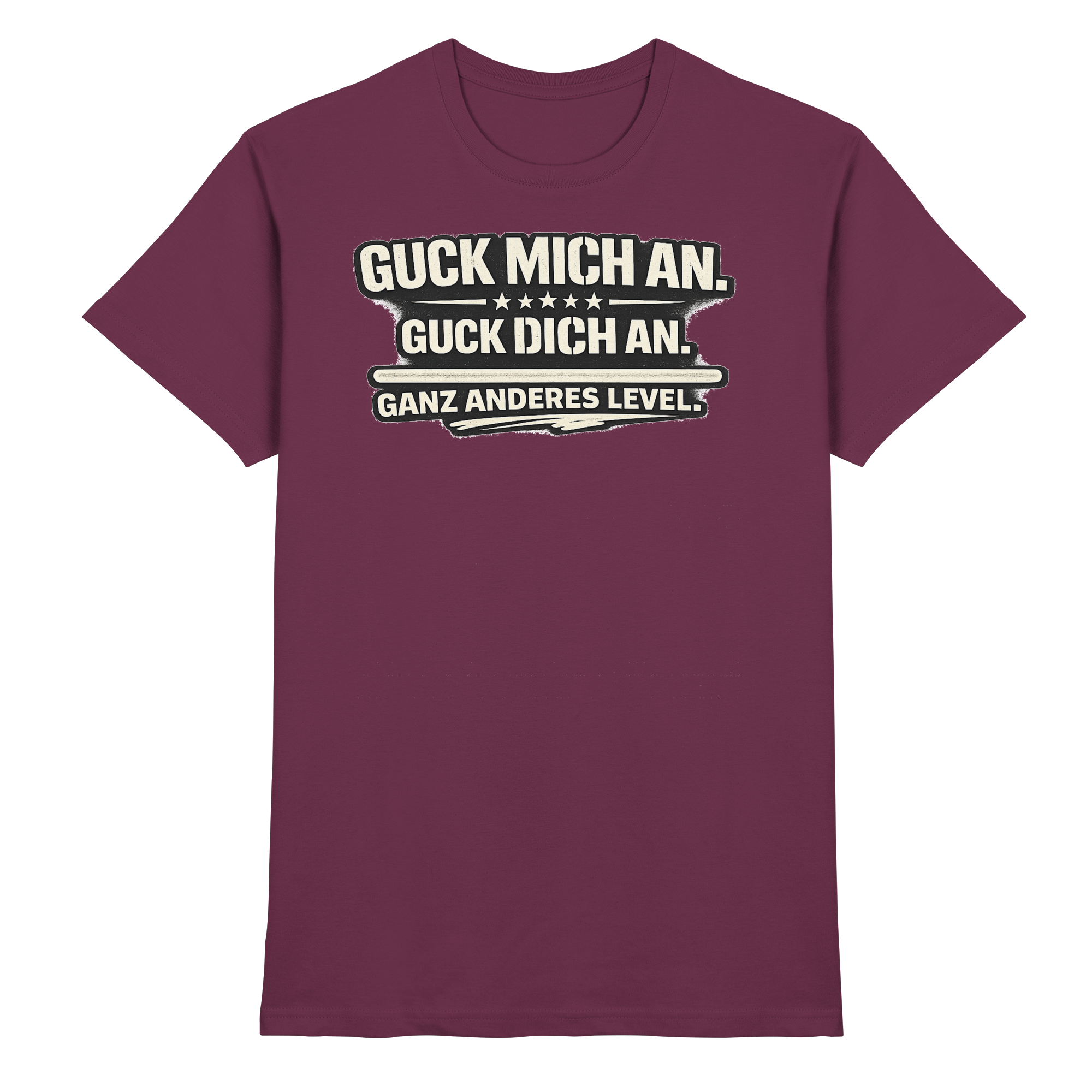 Lustige Sprüche GUCK MICH AN  - Premium Shirt