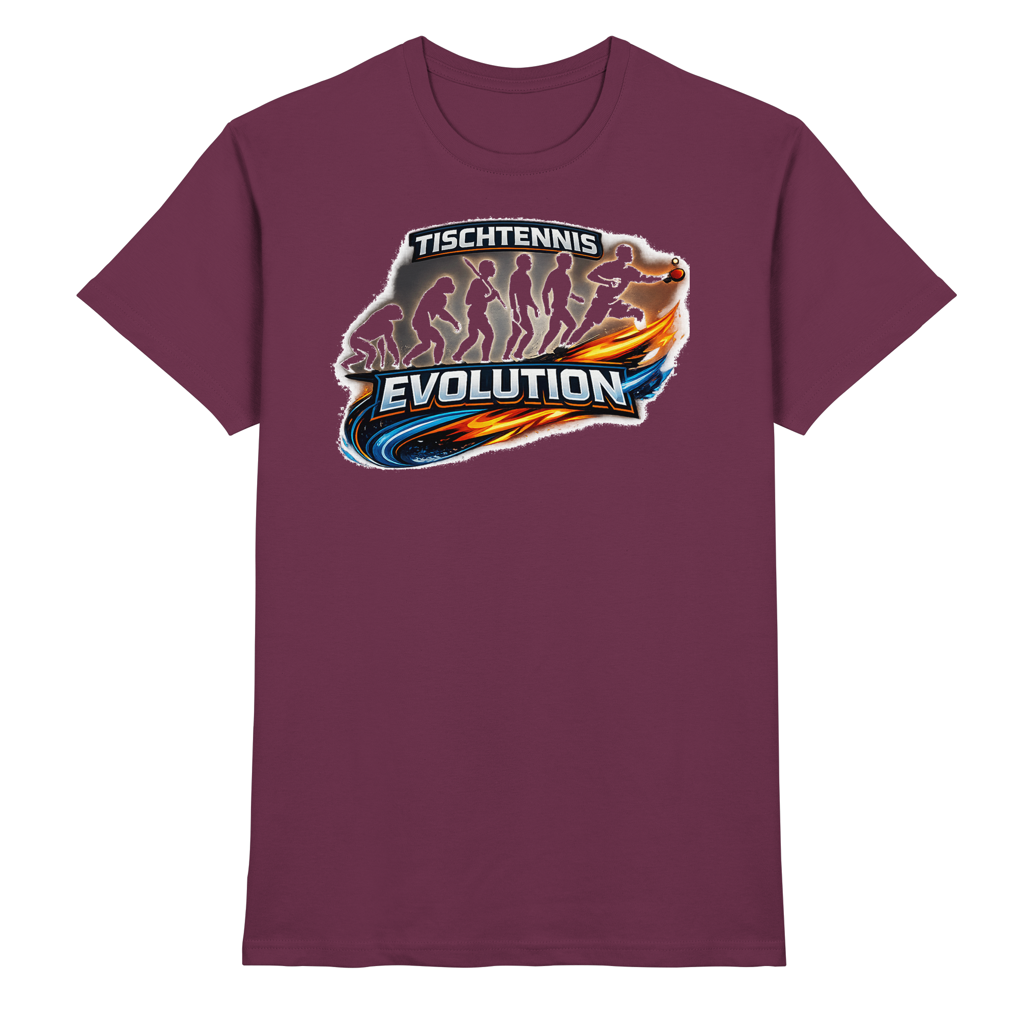 Tischtennis Evolution Sport Geschenk - Premium Shirt