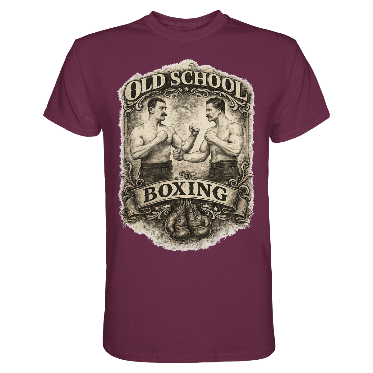 Old School Boxing Boxsport Boxen Geschenk  - Premium Shirt