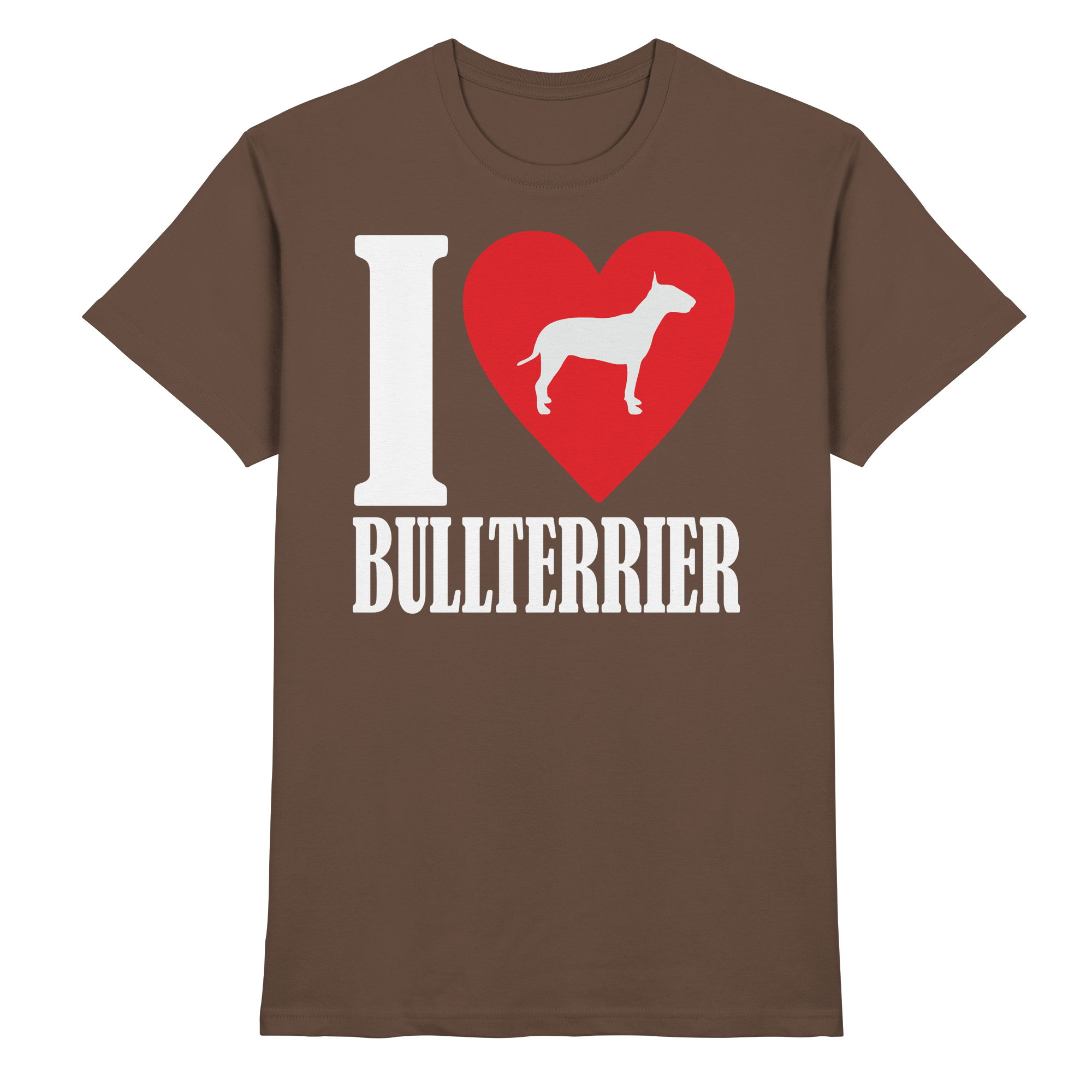 I LOVE BULLTERRIER - Premium Shirt