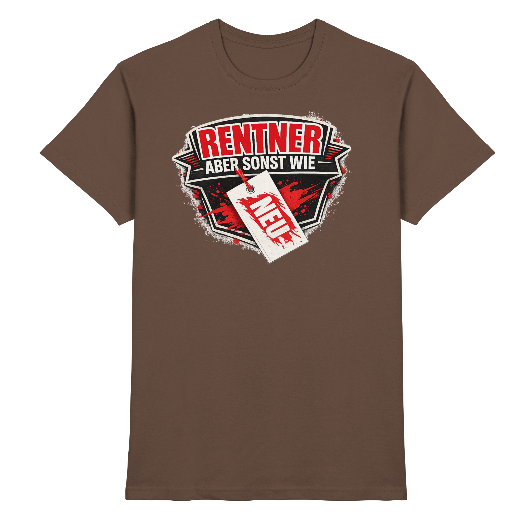Lustige Sprüche RENTNER ABER SONST WIE NEU - Premium Shirt