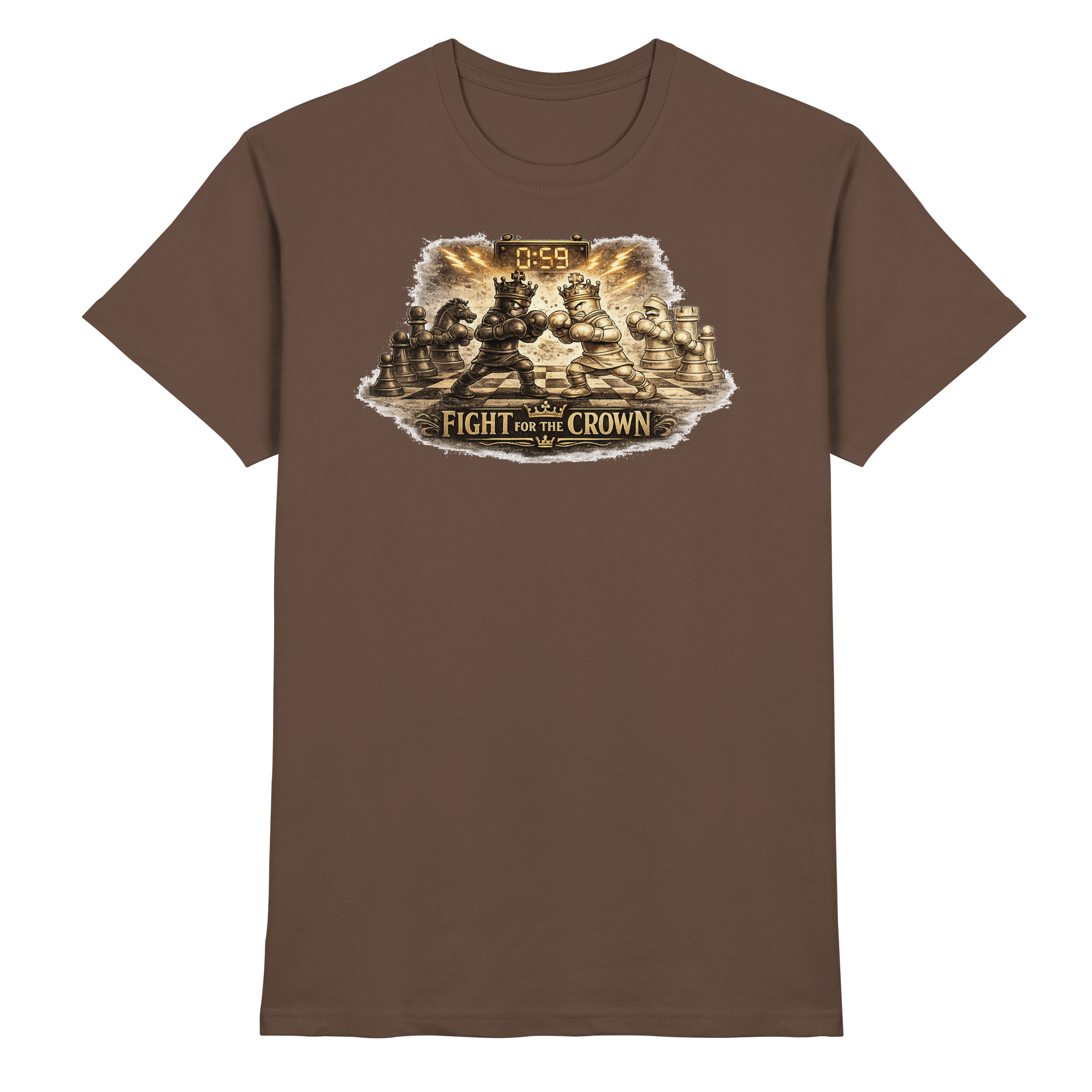 Schach/ FIGHT FOR THE CROWN - Premium Shirt