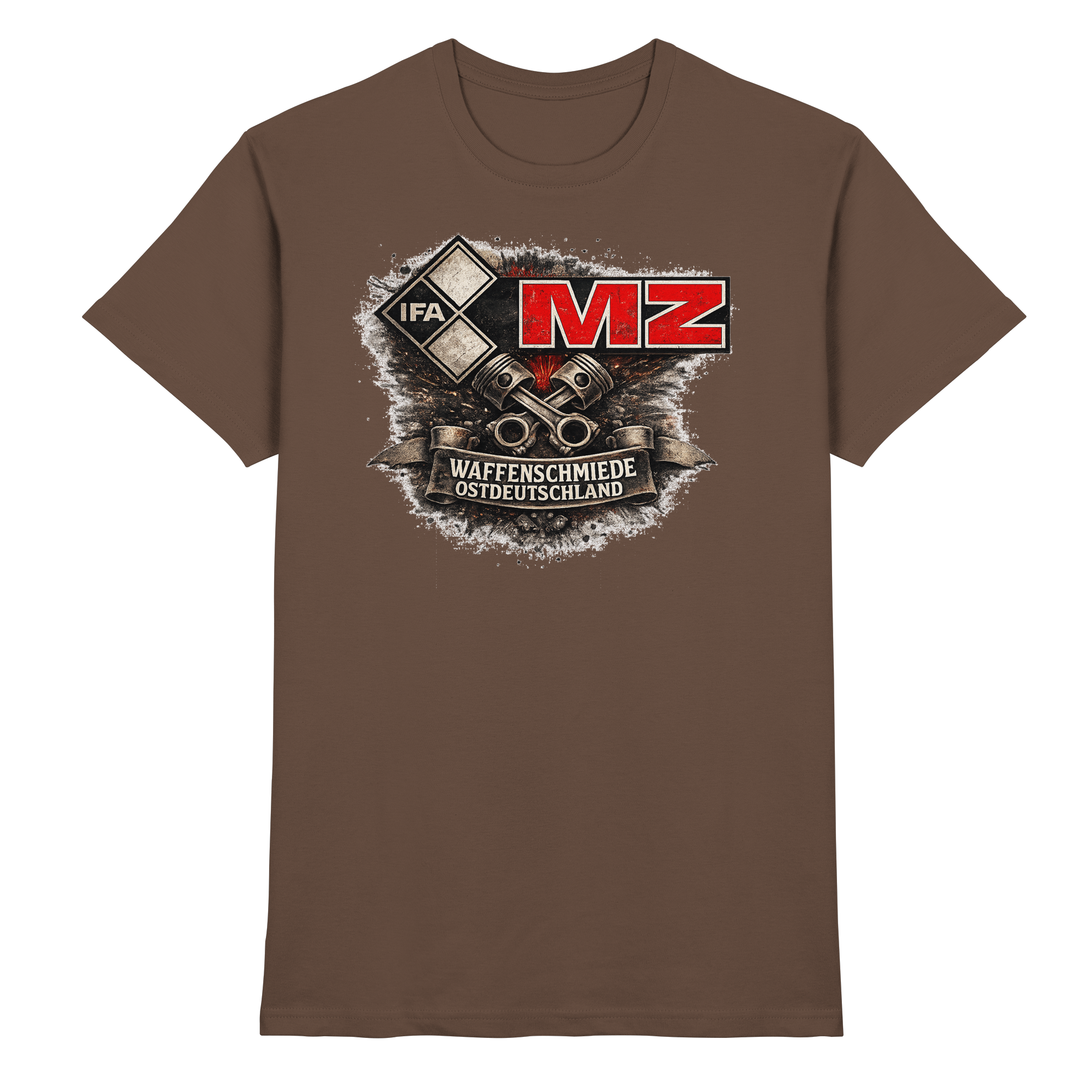 MZ IFA Waffenschmiede Ostdeutschland - Premium Shirt
