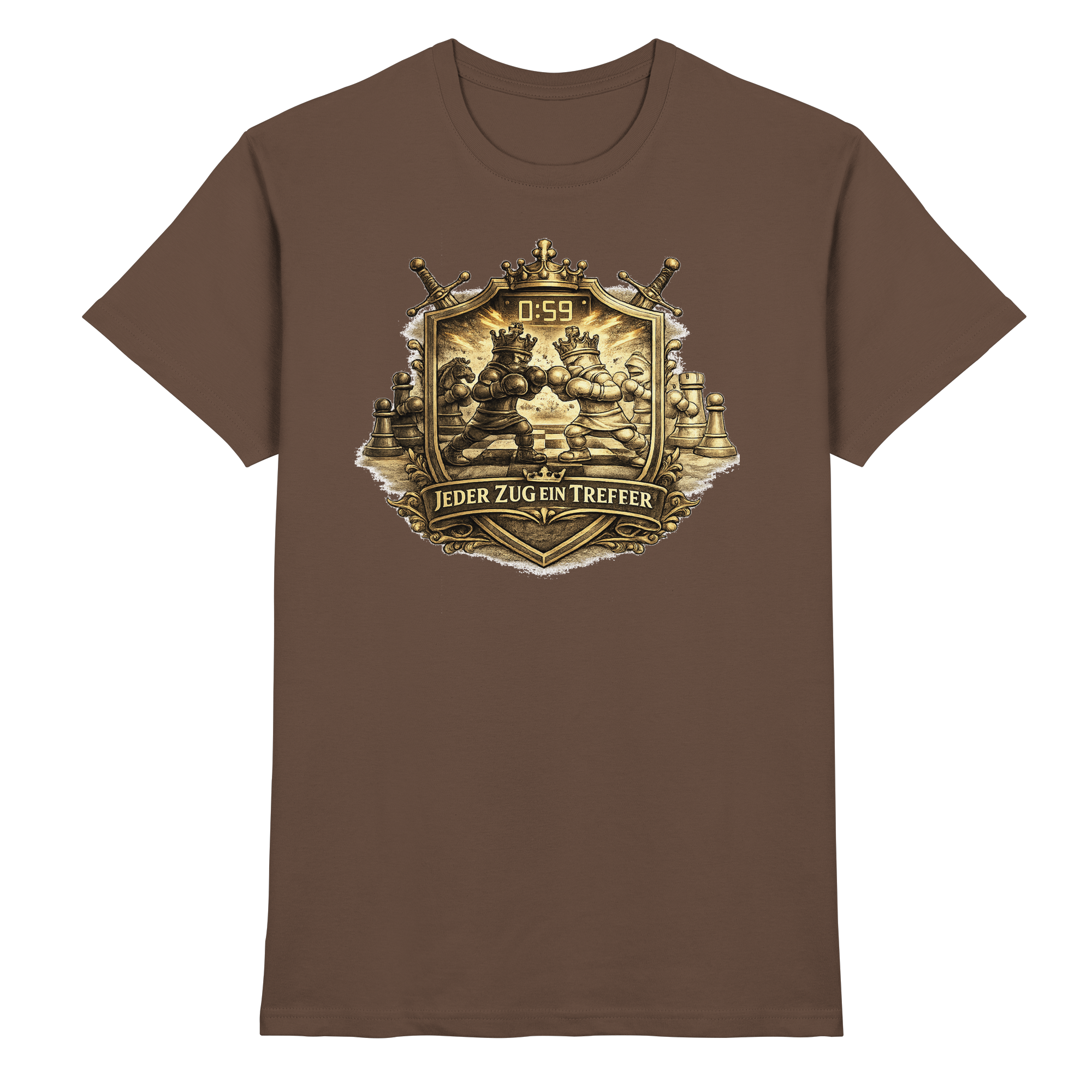 Schach/ JEDER ZUG EIN TREFFER  - Premium Shirt