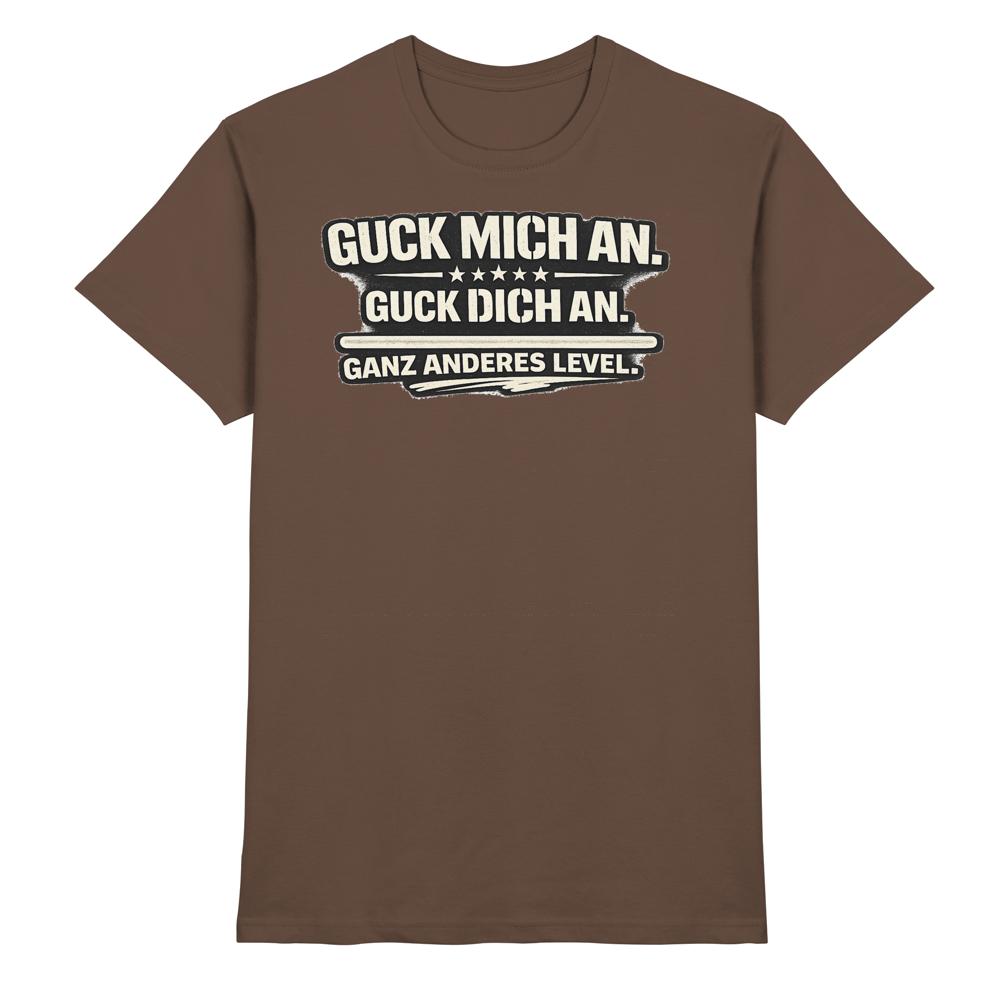 Lustige Sprüche GUCK MICH AN  - Premium Shirt