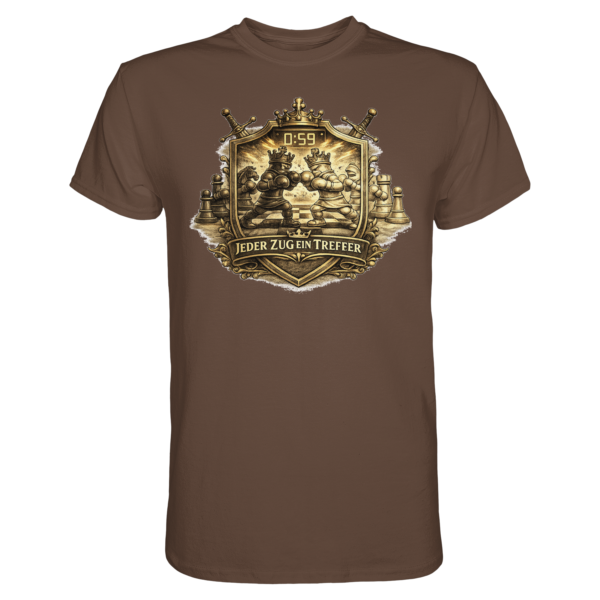 Schach/ JEDER ZUG EIN TREFFER  - Premium Shirt