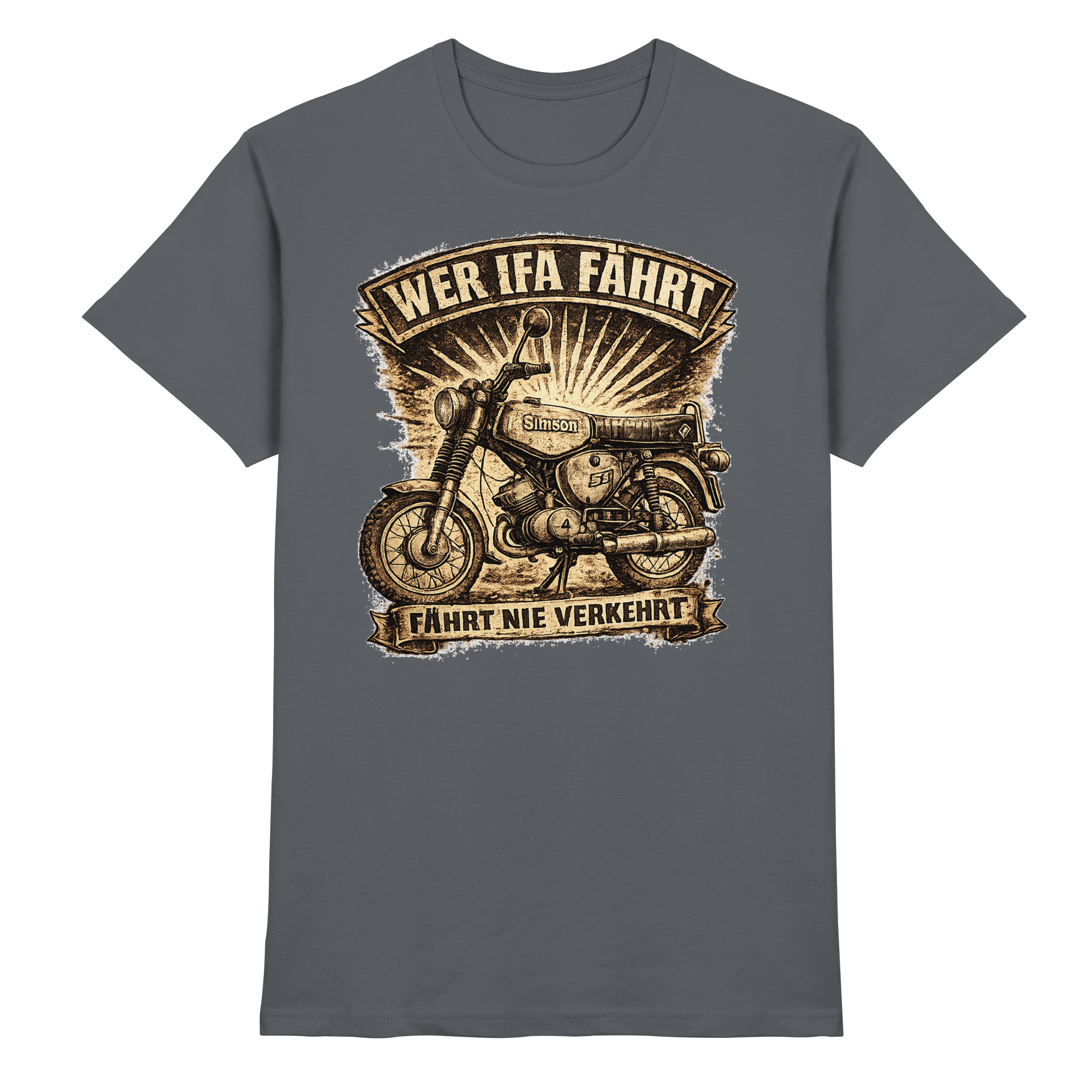 Simson WER IFA FÄHRT - Premium Shirt