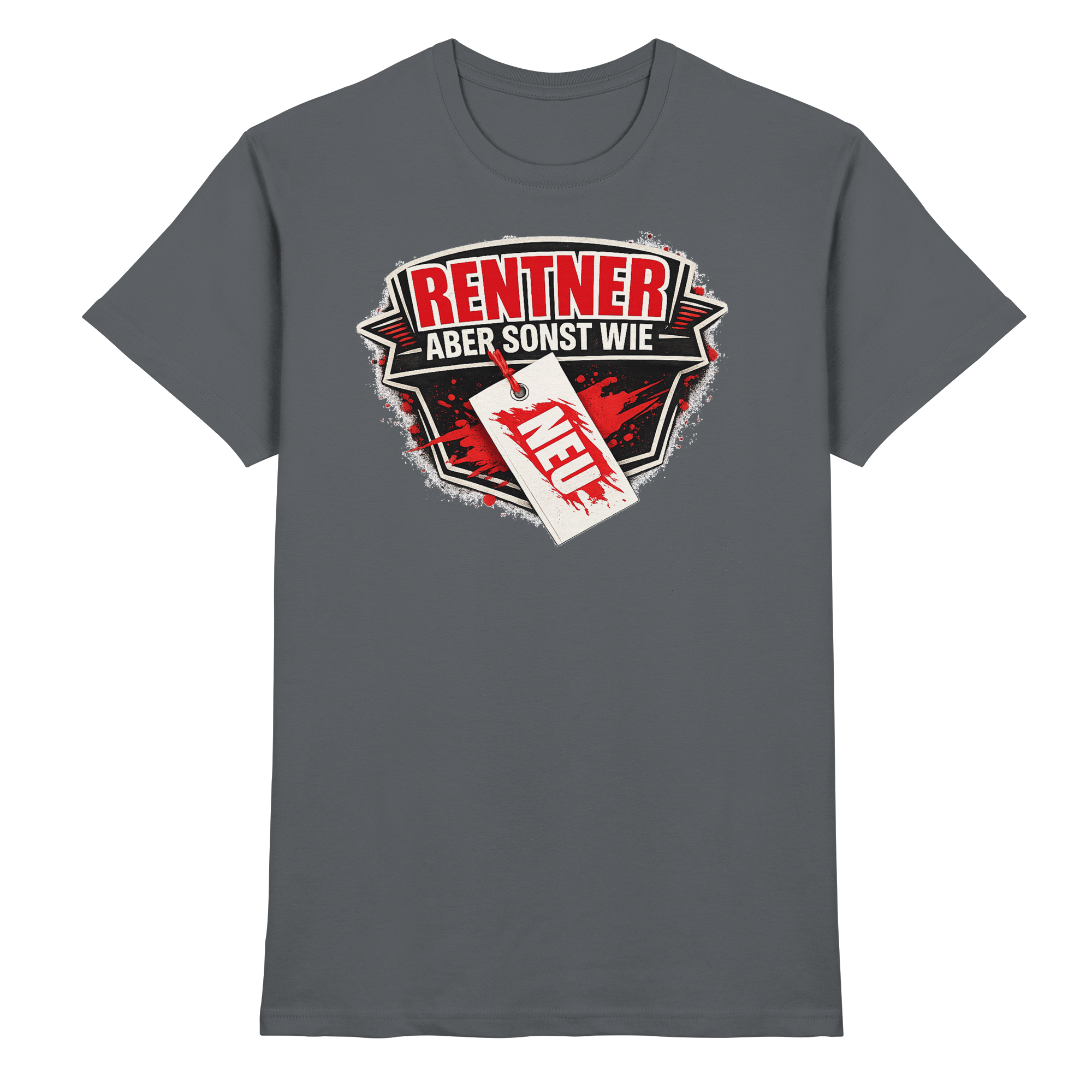 Lustige Sprüche RENTNER ABER SONST WIE NEU - Premium Shirt
